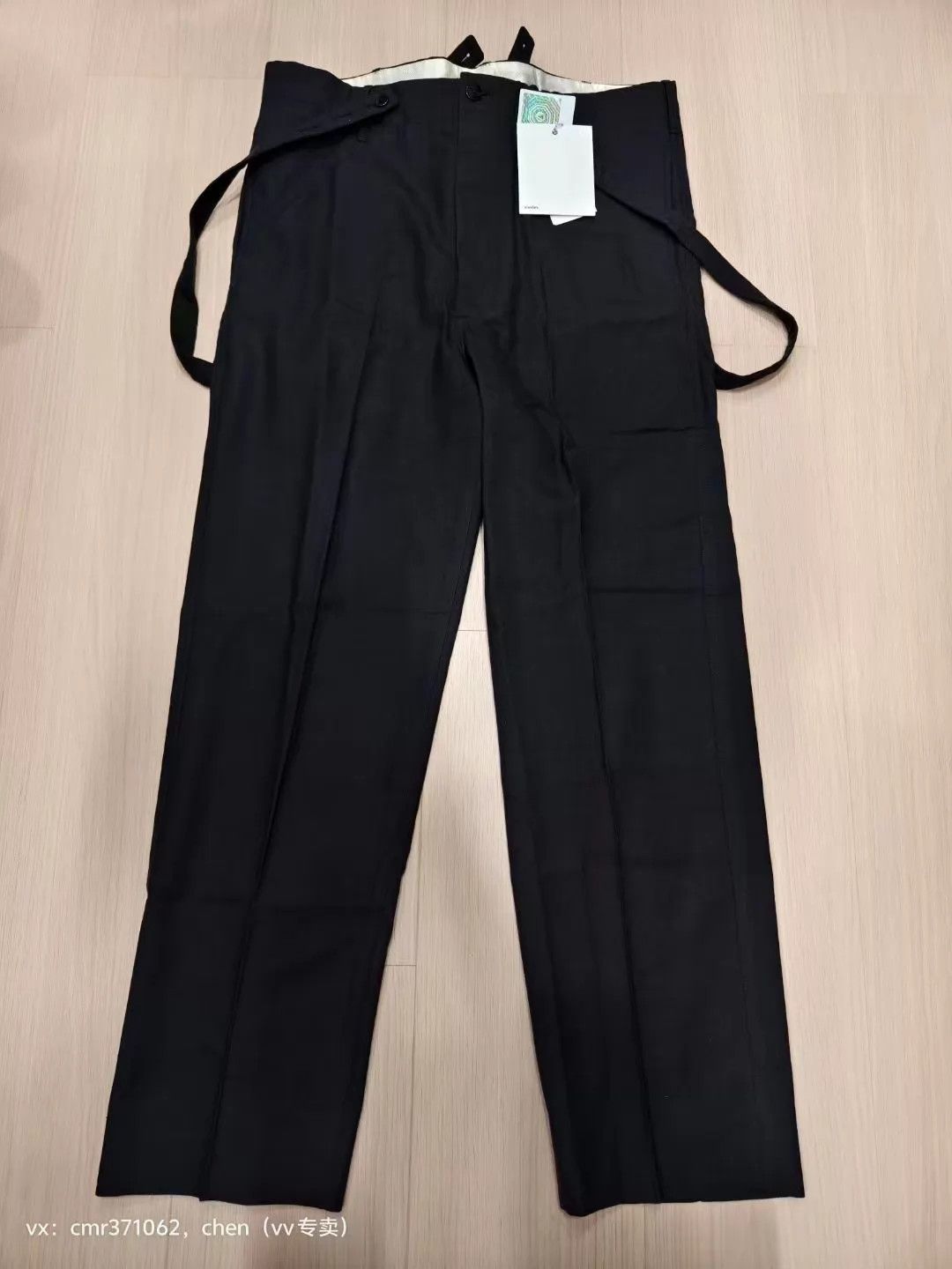 Visvim VISVIM 19SS CAMUS Brace Pants black2 47 Oversized Casual Size US 32 / EU 48 - 1 Thumbnail