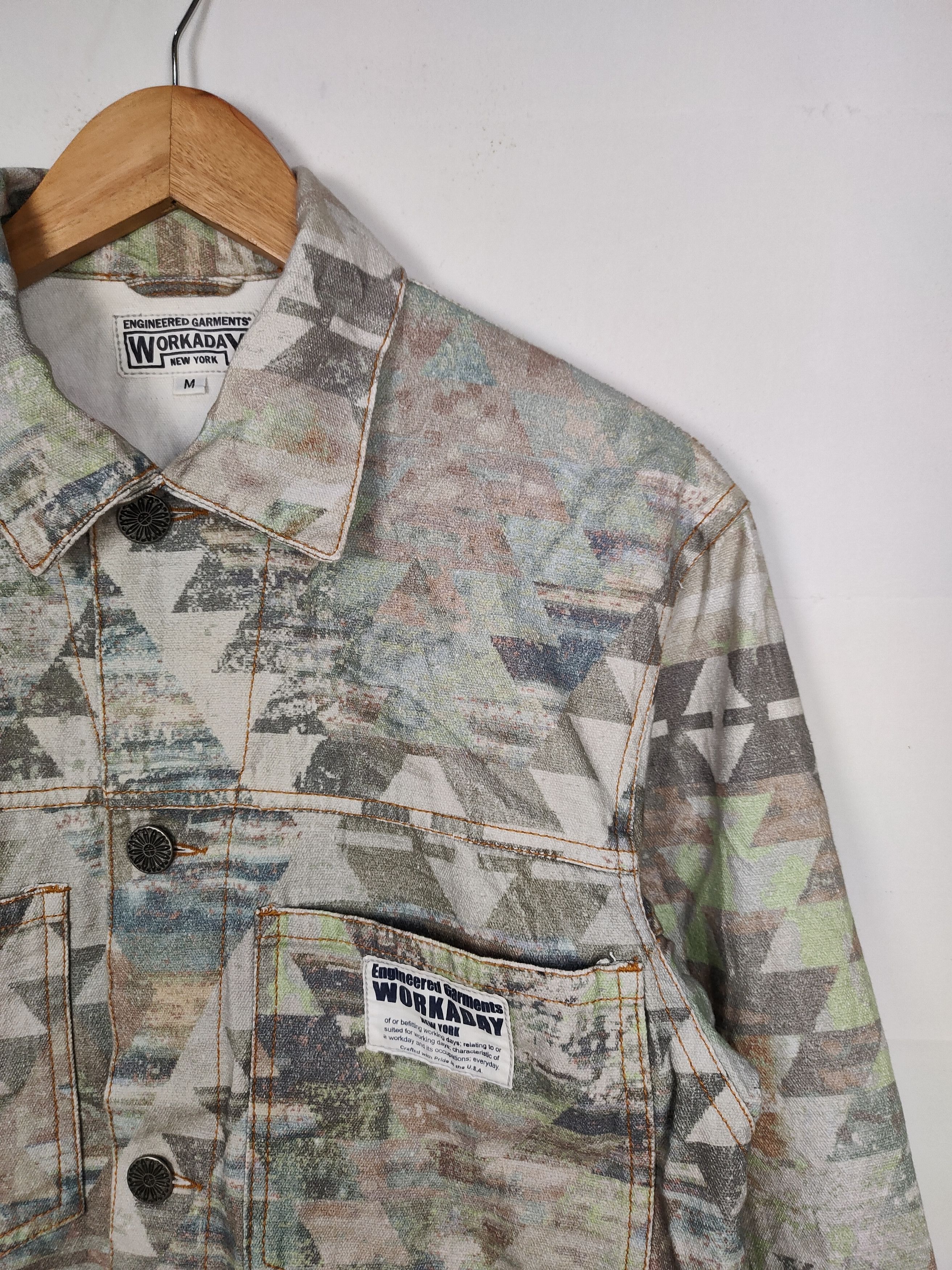 Engineered Garments × Nepenthes × Vintage Vintage Engineered Garment Workaday nepenthes Denim Jacket Size US M / EU 48-50 / 2 - 3 Thumbnail