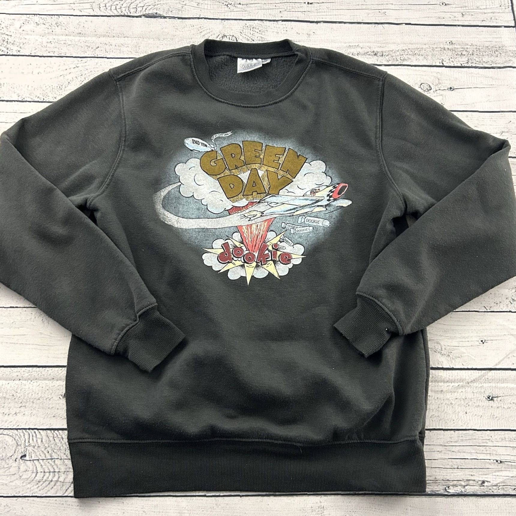 Vintage Green Day Dookie Pullover Sweatshirt Men’s Small Gray Shirt Size US S / EU 44-46 / 1 - 2 Thumbnail