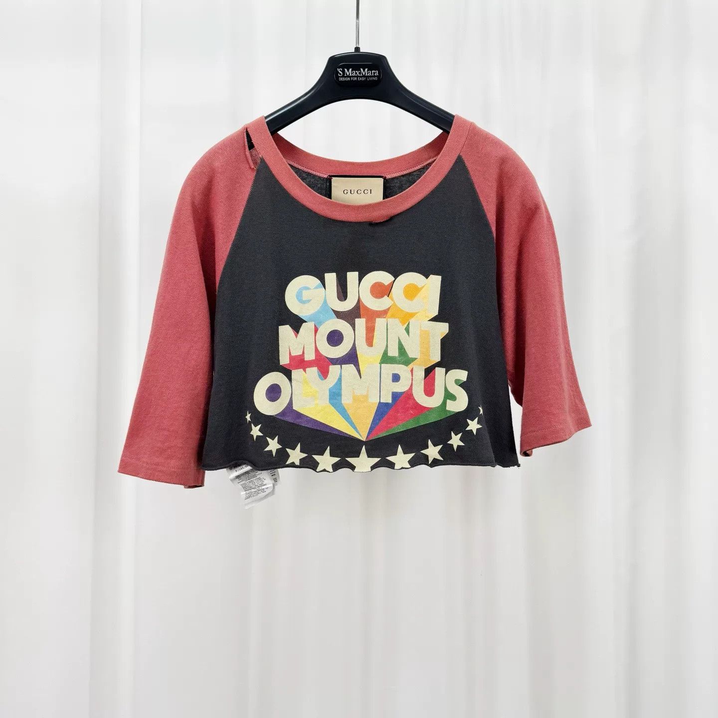 Gucci Gucci Star Print Distressed Short Sleeve Size S / US 4 / IT 40 - 1 Thumbnail