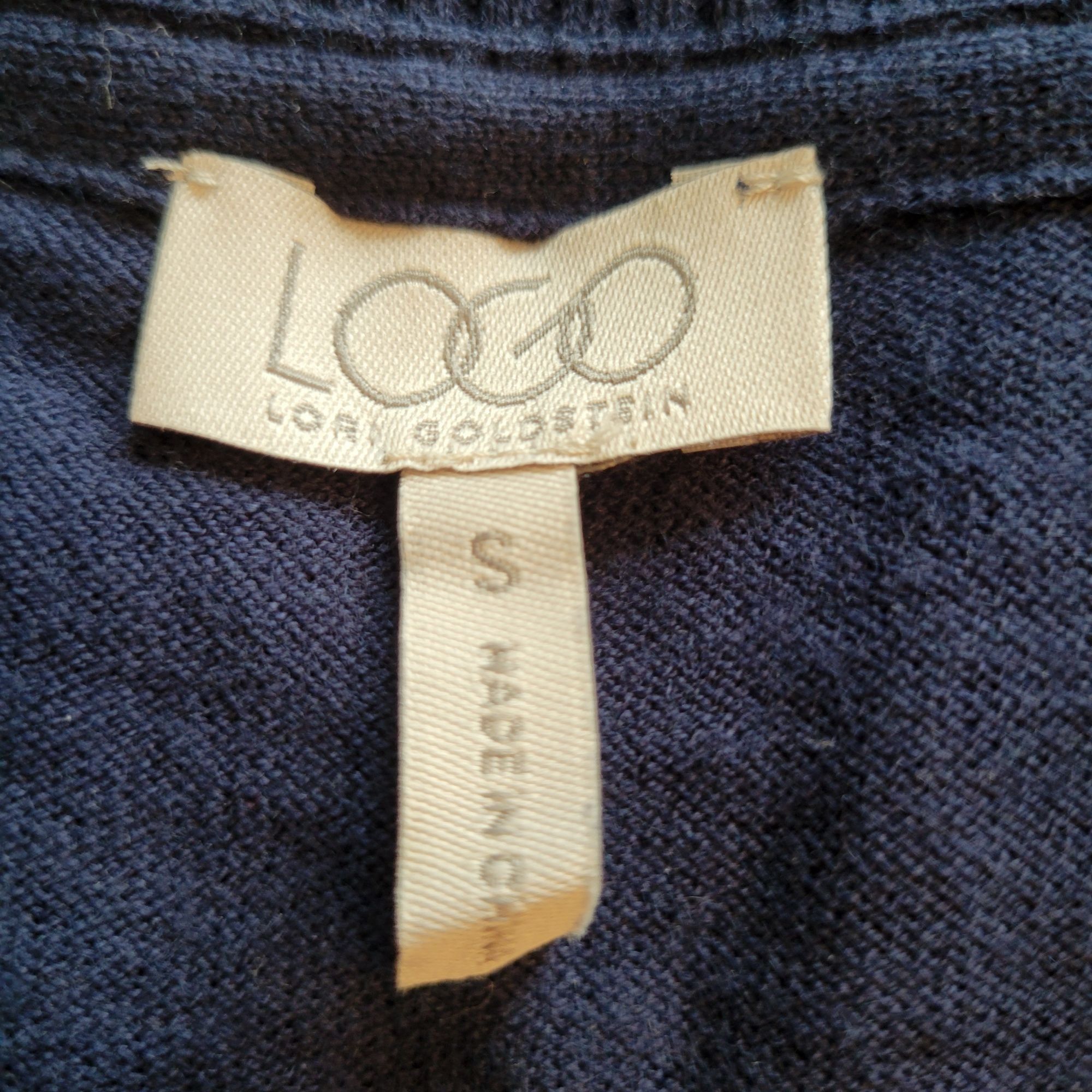 Other LOGO Lori Goldstein S Blue Long Sleeve Tunic Sweater Top Lac Size S / US 4 / IT 40 - 2 Thumbnail