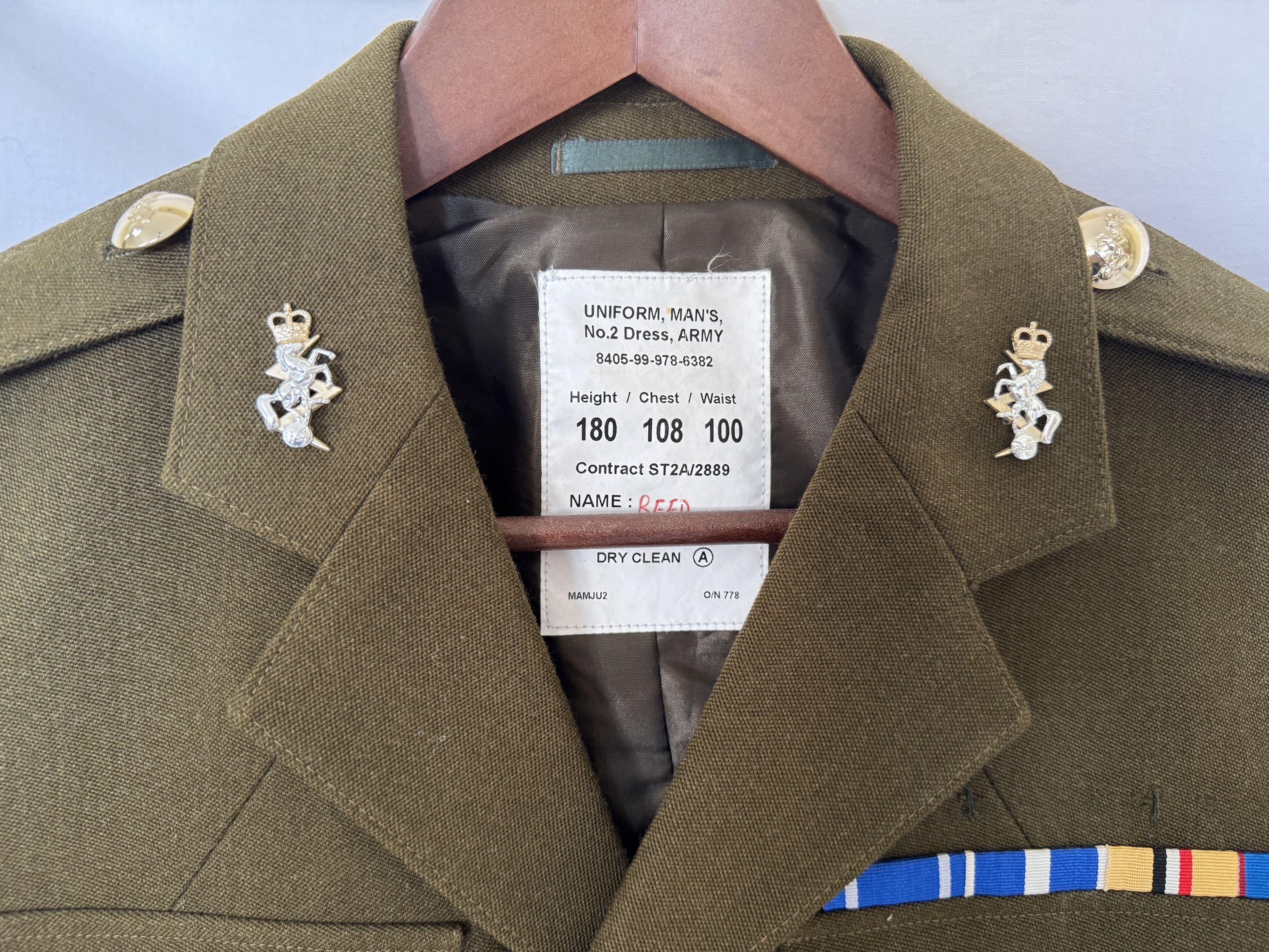 Vintage Authentic Vintage British Military Jacket Size US L / EU 52-54 / 3 - 4 Thumbnail