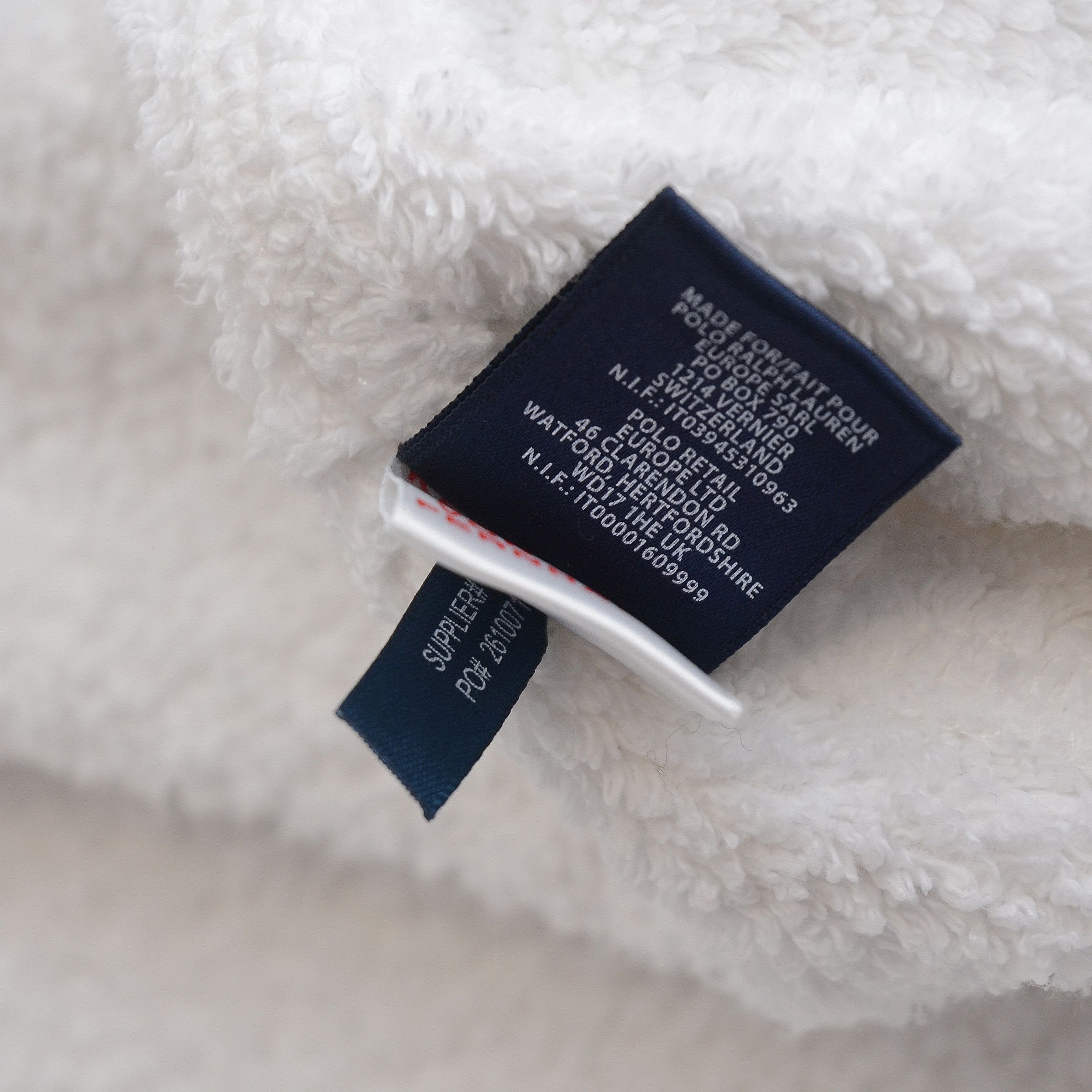 Polo Ralph Lauren × Ralph Lauren × Vintage Polo Ralph Lauren Unisex Robe Bathrobe S/M Big Pony Logo Size ONE SIZE - 14 Thumbnail