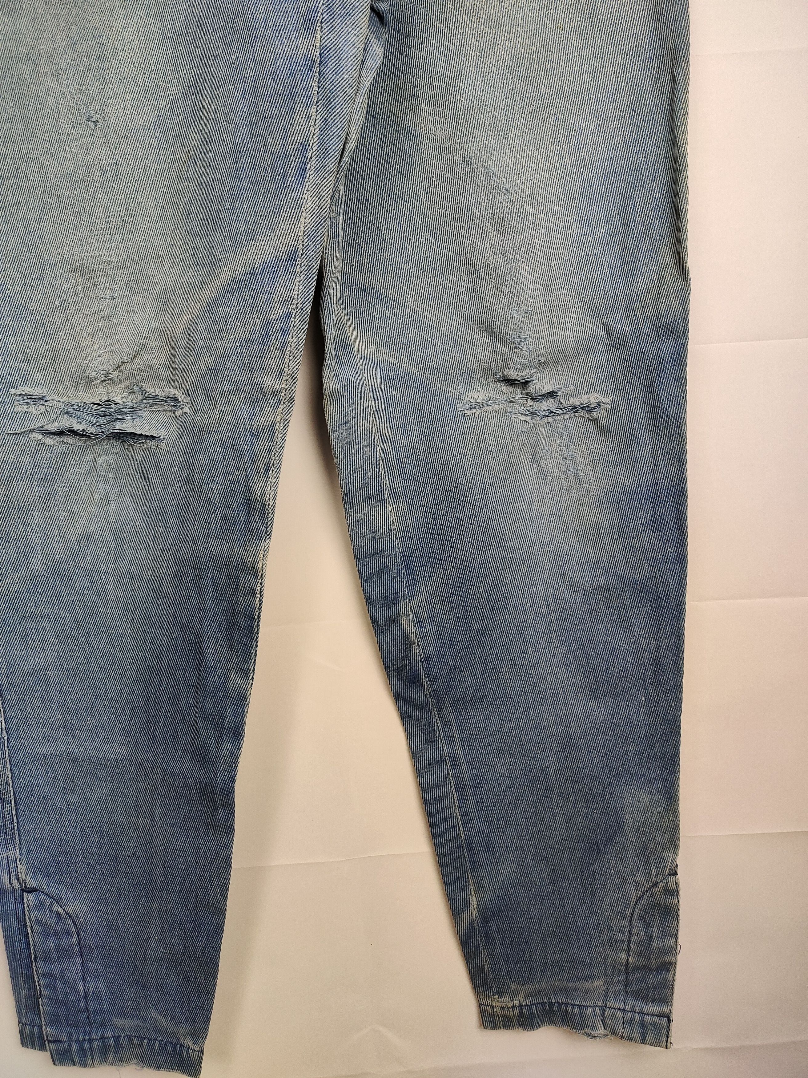 Issey Miyake × Vintage Vintage 80s Issey Miyake Men Denim Pant Repaired Size US 29 - 3 Thumbnail