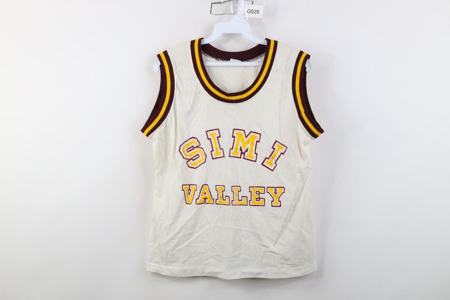 Champion Vintage 70s 80s Champion Valley Basketball Jersey White USA Size L / US 10 / IT 46 - 1 Thumbnail