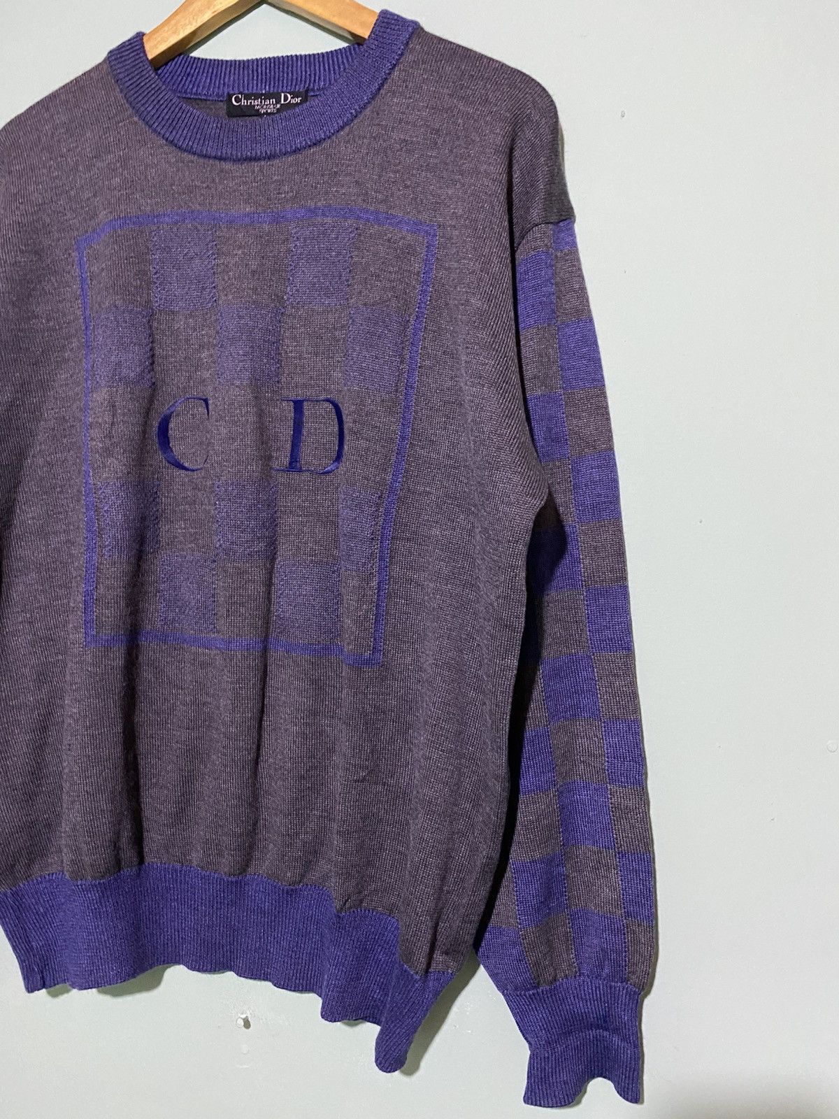 Christian Dior Monsieur VINTAGE JAPAN CHRISTIAN DIOR CD SWEATERS Size US L / EU 52-54 / 3 - 3 Thumbnail
