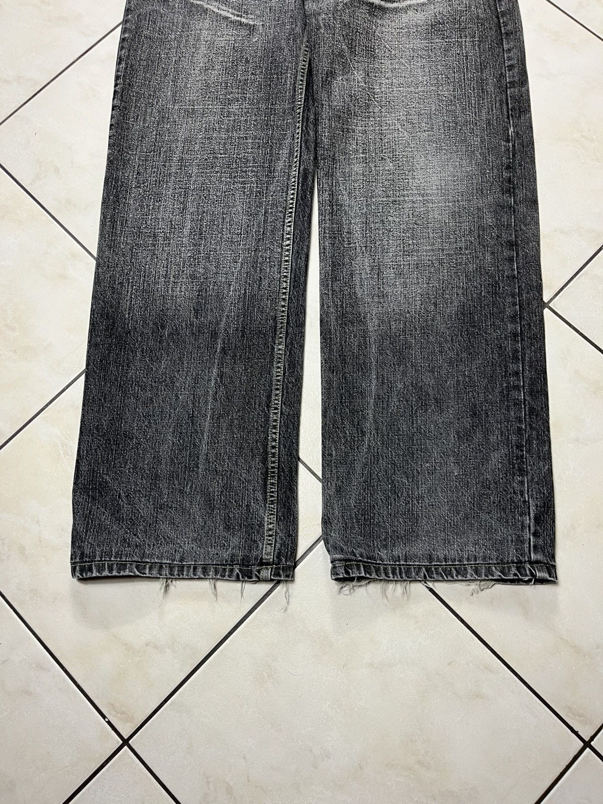 Diesel × Vintage Vintage Diesel baggy distressed denim y2k wide pants washed Size US 36 / EU 52 - 5 Thumbnail