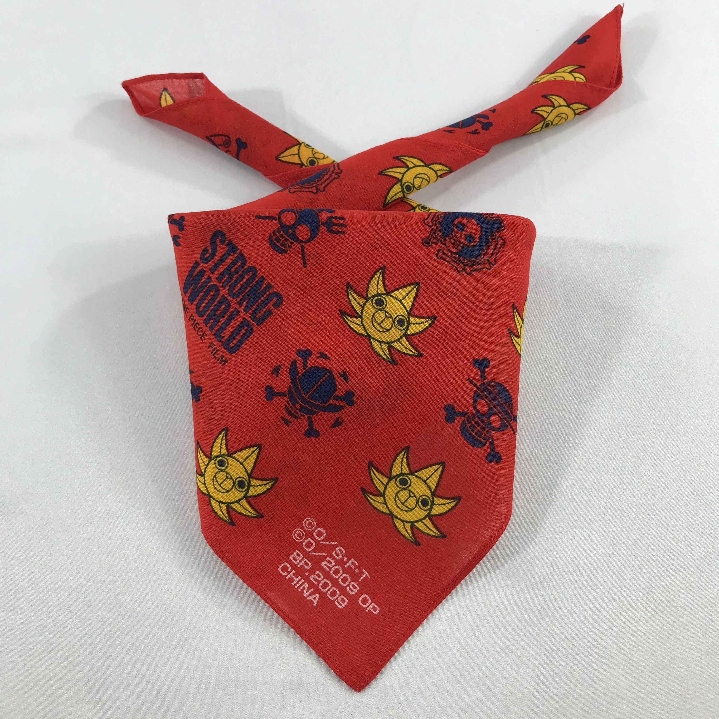 Anime × One Piece × Vintage One Piece Bandana / Handkerchief / Neckerchief -S2390 Size ONE SIZE - 4 Thumbnail