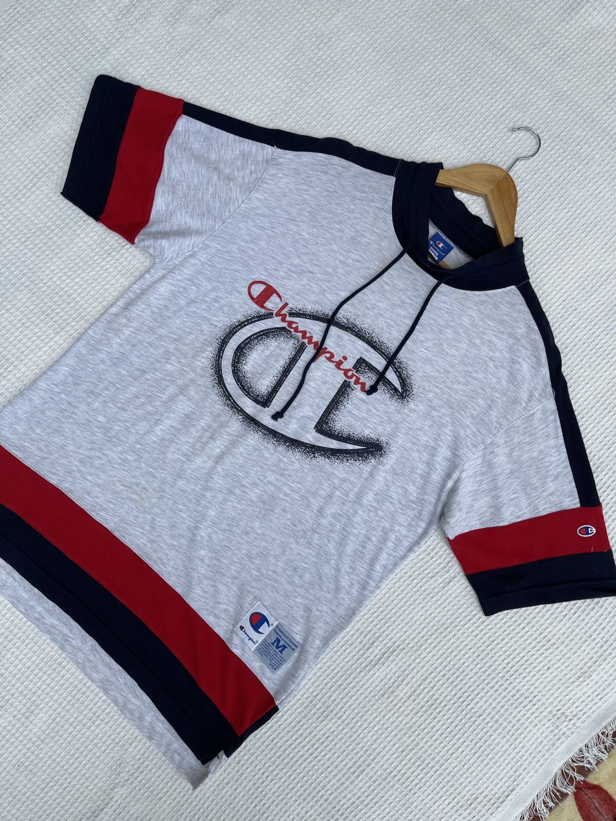 Champion Last Drop🔥Rare🔥Vintage CHAMPIONS BIG LOGO T Shirt Size US M / EU 48-50 / 2 - 12 Thumbnail
