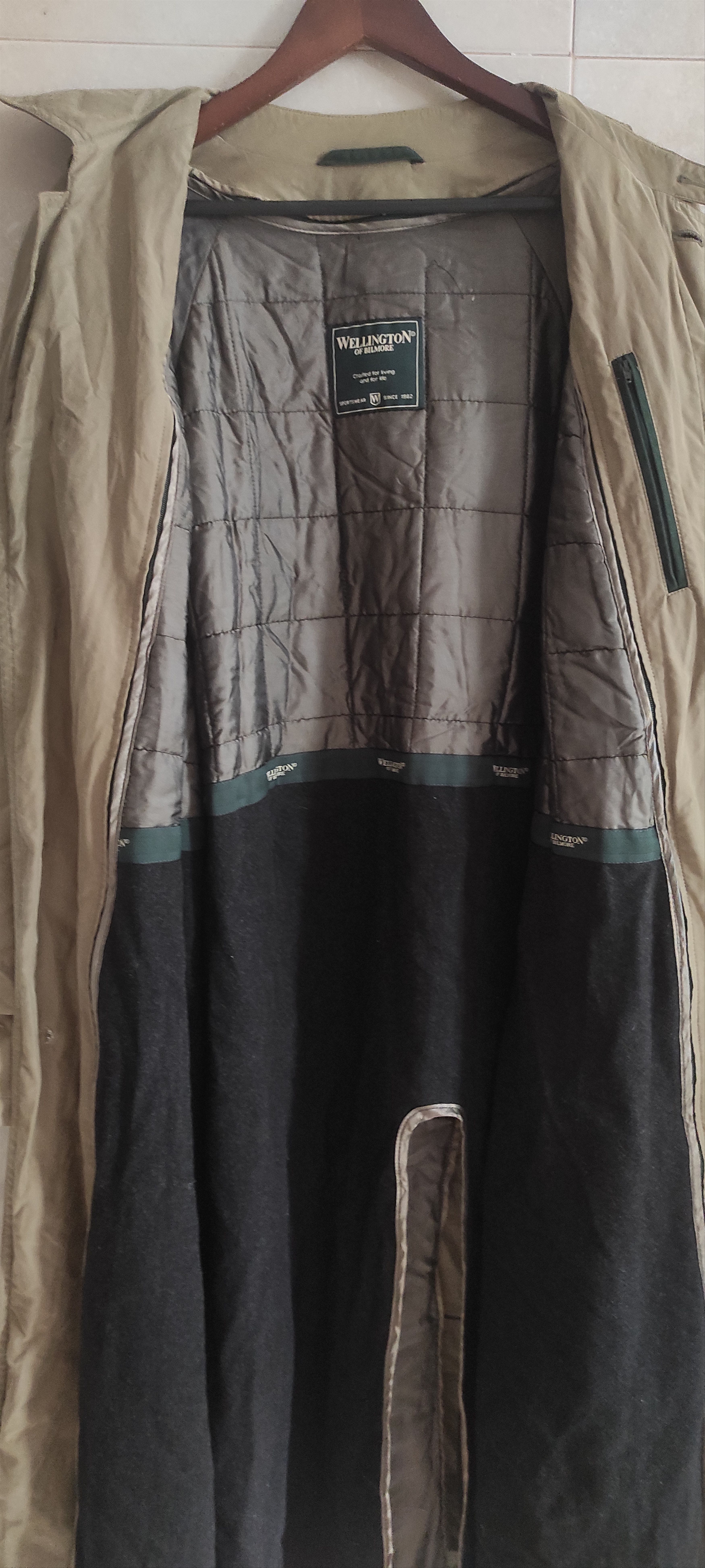 Other WELLINGTON OF BILMORE Mens Windbreaker Trench Coat Size US XL / EU 56 / 4 - 8 Thumbnail