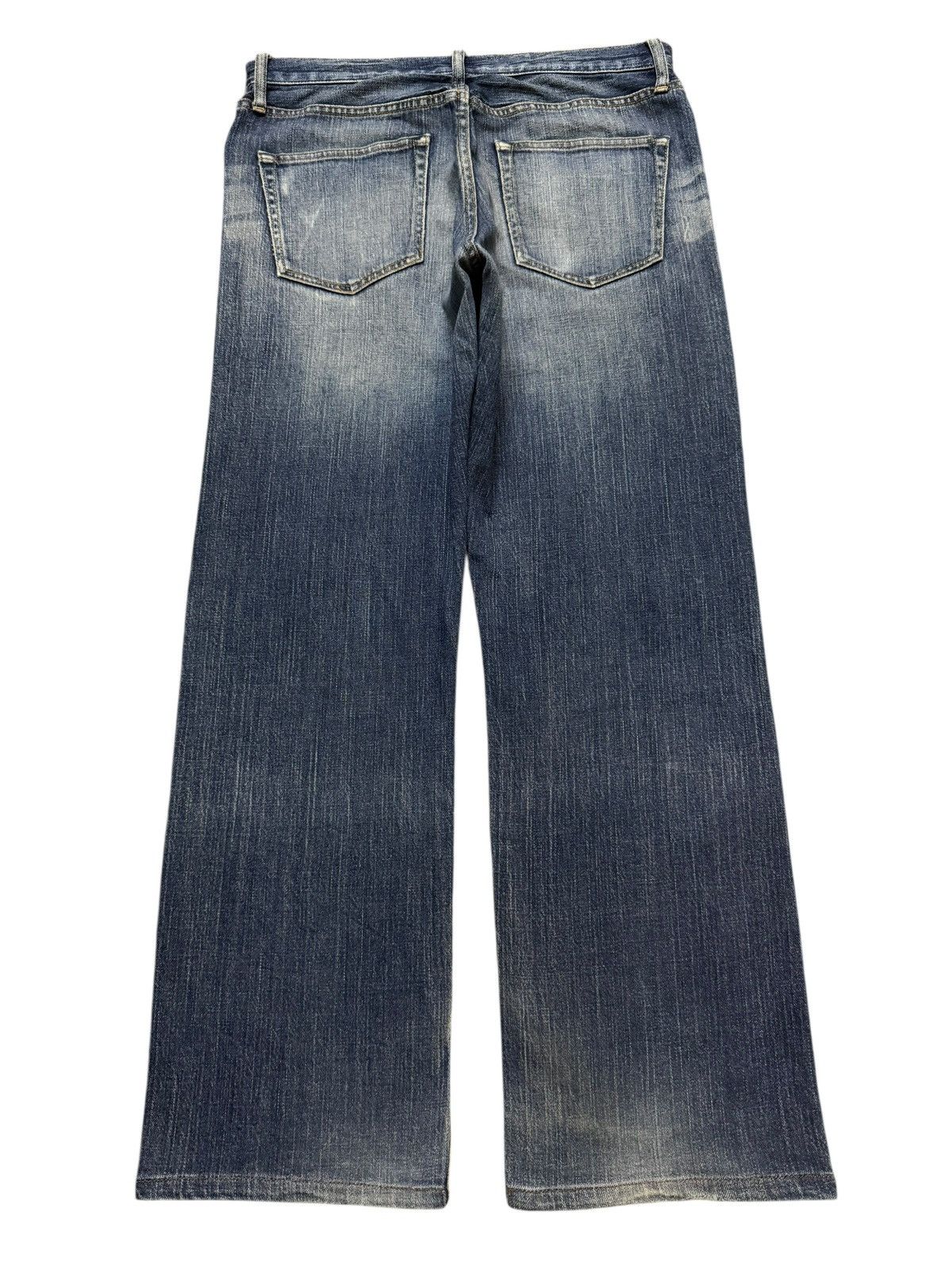 14th Addiction Vintage Y2K Japanese Brand Blue Faded Wash Relaxed Wide Leg Size US 32 / EU 48 - 2 Thumbnail