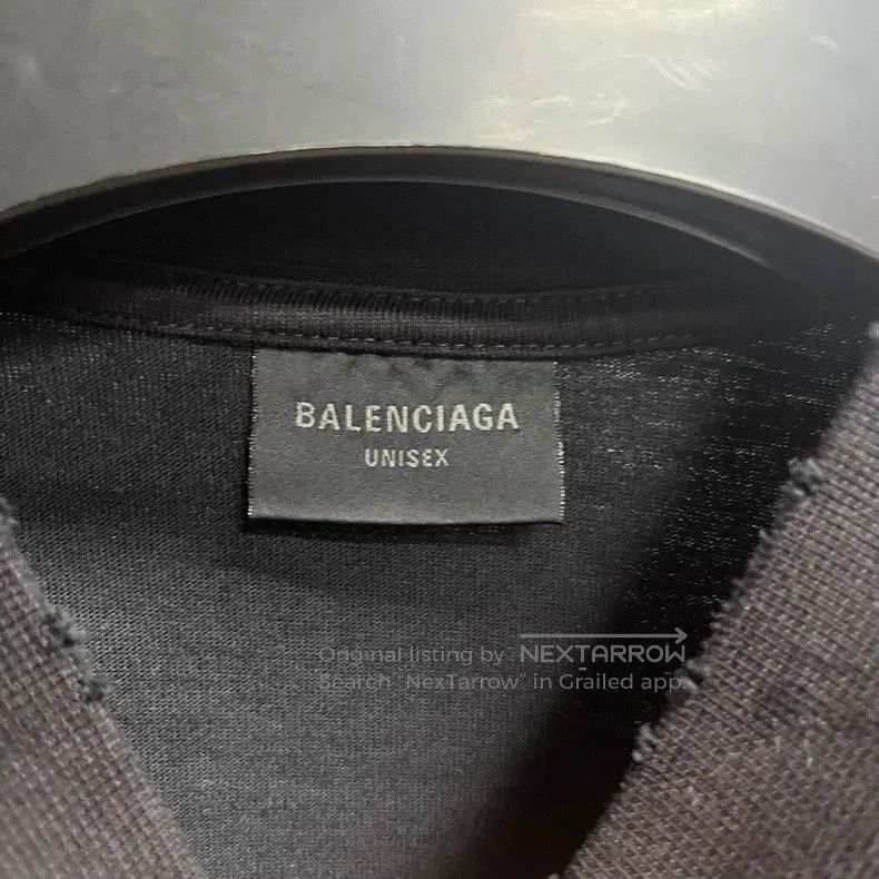 Balenciaga Balenciaga Black Logo Print Short Sleeve T-Shirt. Size US XS / EU 42 / 0 - 4 Thumbnail
