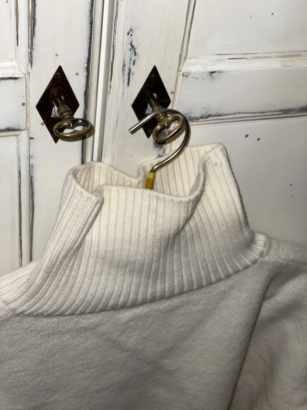 AMI Ami Paris turtleneck sweater white Size US M / EU 48-50 / 2 - 9 Thumbnail