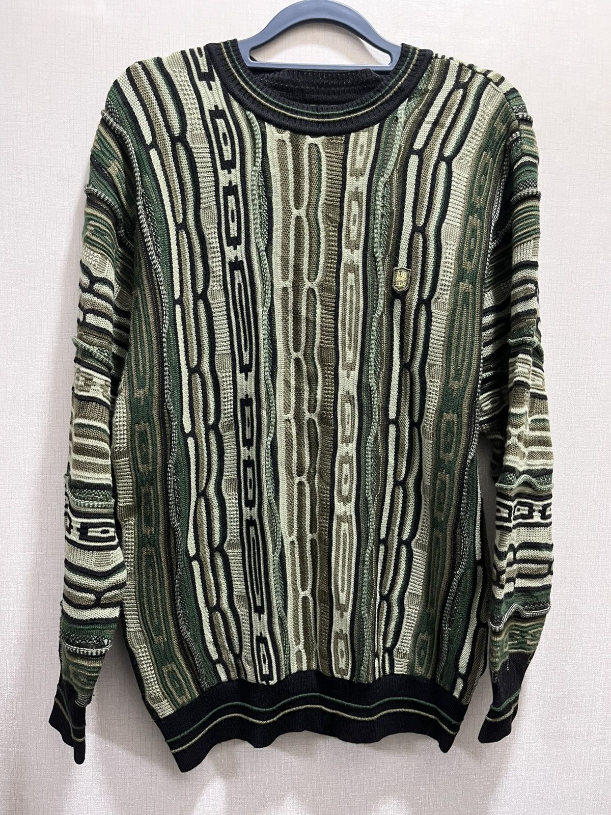 Japanese Brand × Vintage y2k oldschool jpn vintage knit Size US M / EU 48-50 / 2 - 1 Thumbnail