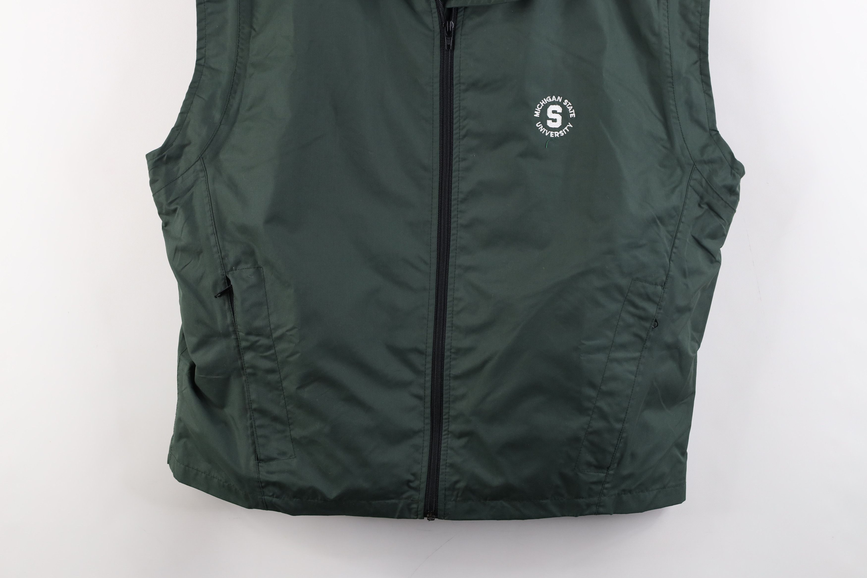 Vintage Vintage 90s Michigan State University Golf Vest Jacket Size US S / EU 44-46 / 1 - 3 Thumbnail