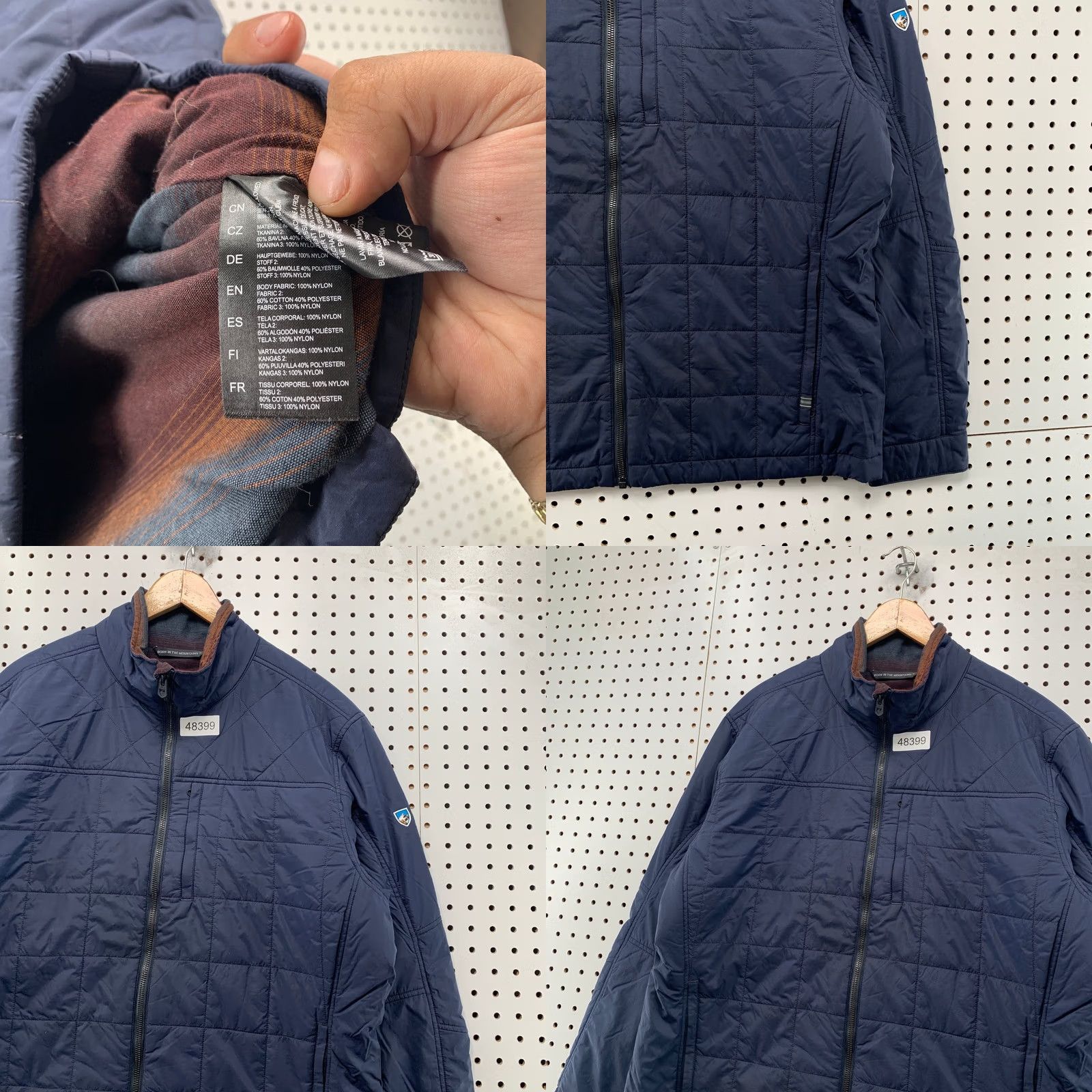 Vintage Kuhl Rebel Quilted Jacket Mens XL Blue Insulated Lined Outdoor Casual Size US XL / EU 56 / 4 - 8 Thumbnail