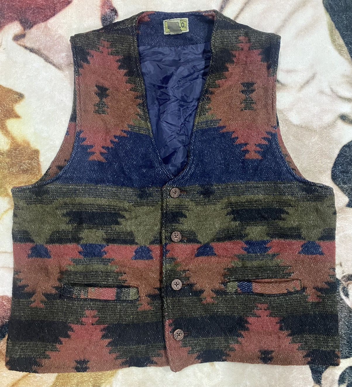 Uniqlo NAVAJO Wool Vest Size US M / EU 48-50 / 2 - 1 Thumbnail