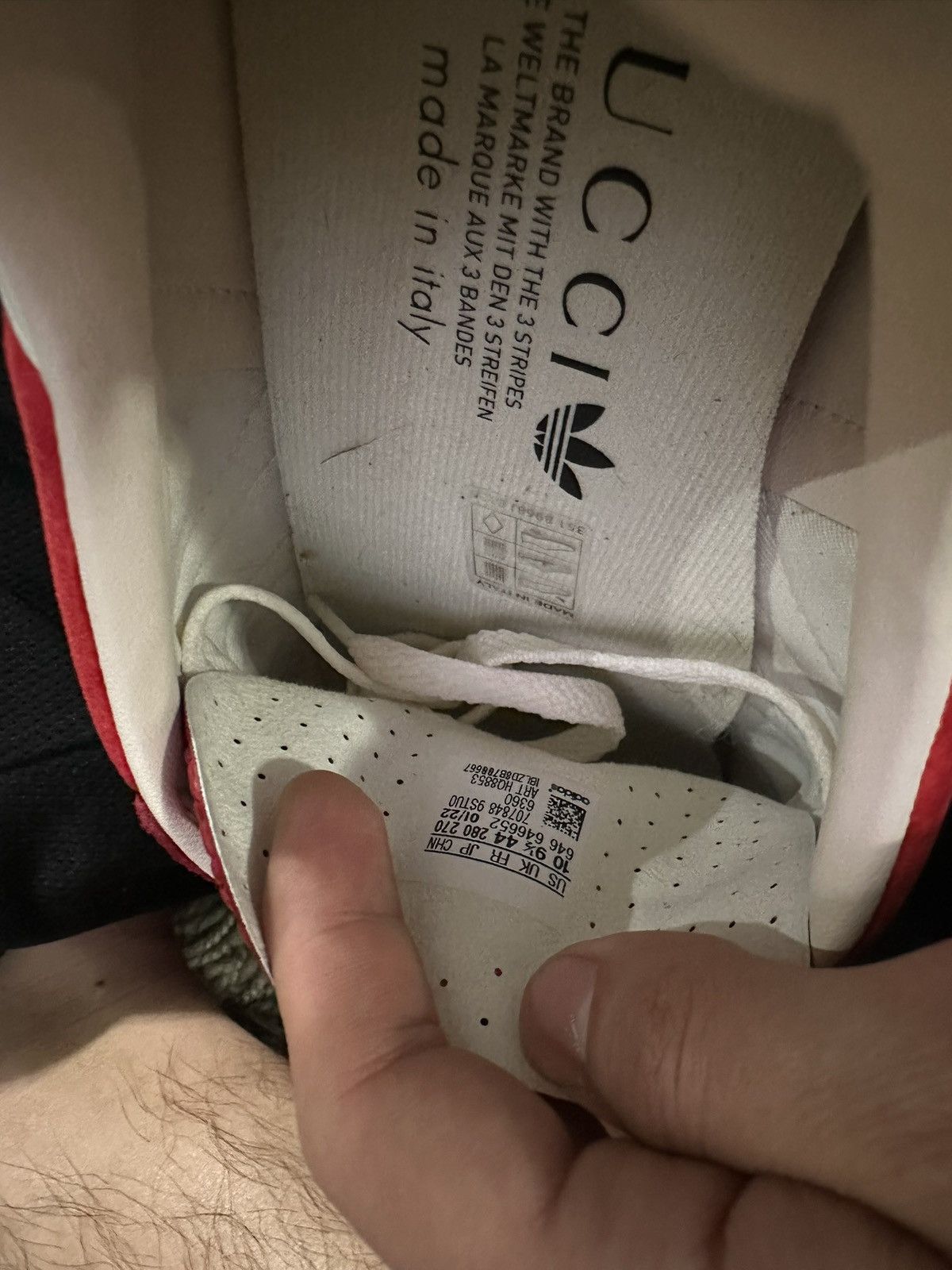 Adidas Adidas x Gucci Gazelle Red Size US 9 / EU 42 - 6 Thumbnail