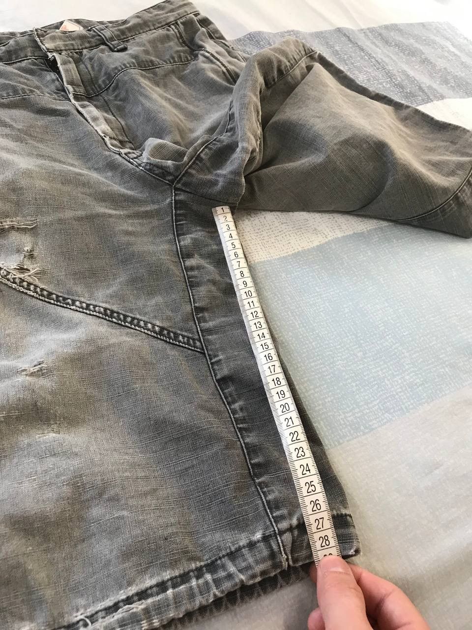 Nike 🔥 Vintage Nike Cargo Destroyed Shorts Distressed Carhartt Size US 30 / EU 46 - 14 Thumbnail