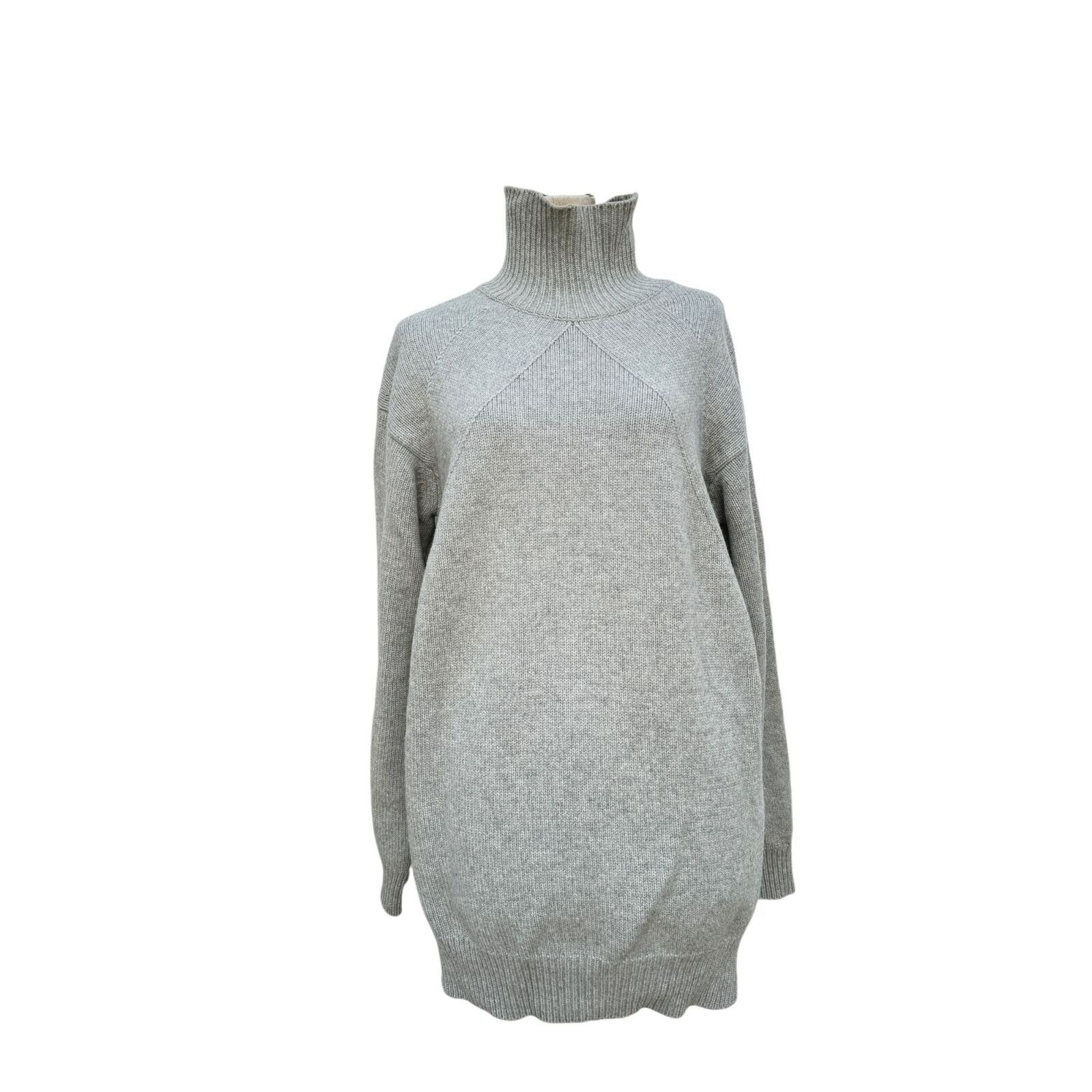 Celine Celine by Phoebe Philo Grey Wool Oversized Knit Size L Size L / US 10 / IT 46 - 1 Thumbnail