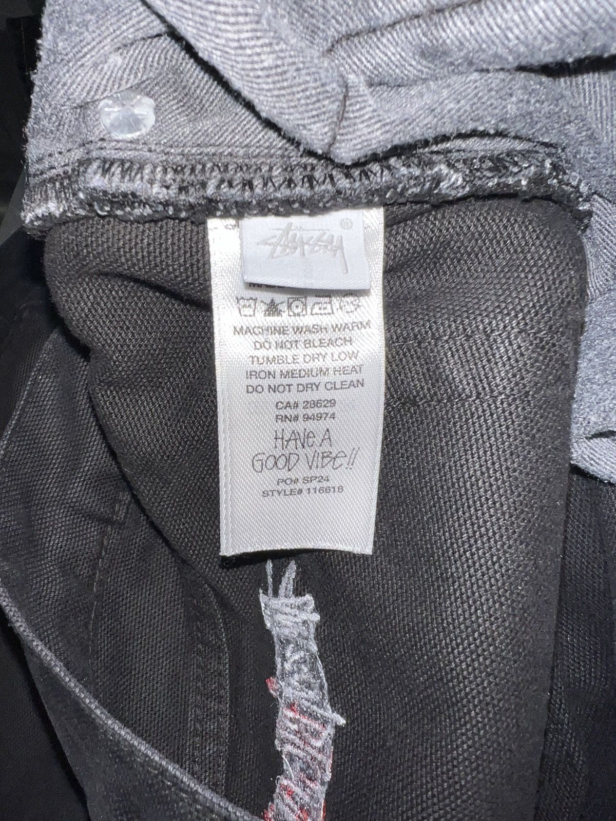 Stussy Stussy Big Ol' Jeans Washed Black 34 Baggy Fit Size US 34 / EU 50 - 6 Thumbnail