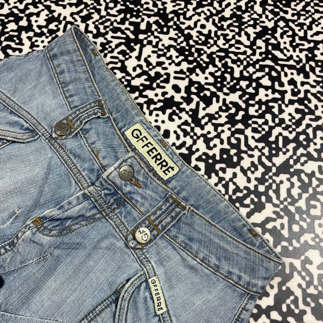 GF Ferre Vintage 90s GF Ferre Japanese Retro Mini Skirt Y2K Style Size 28" / US 6 / IT 42 - 9 Thumbnail