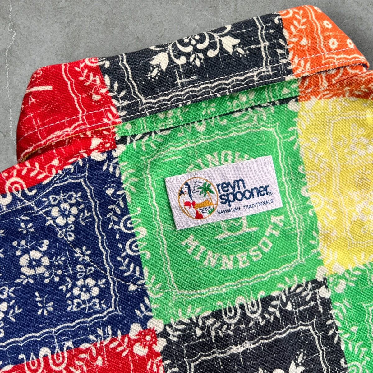 Reyn Spooner Vintage REYN SPOONER x MUNSINGWEAR Paisley Patchwork Polo Size US M / EU 48-50 / 2 - 8 Thumbnail