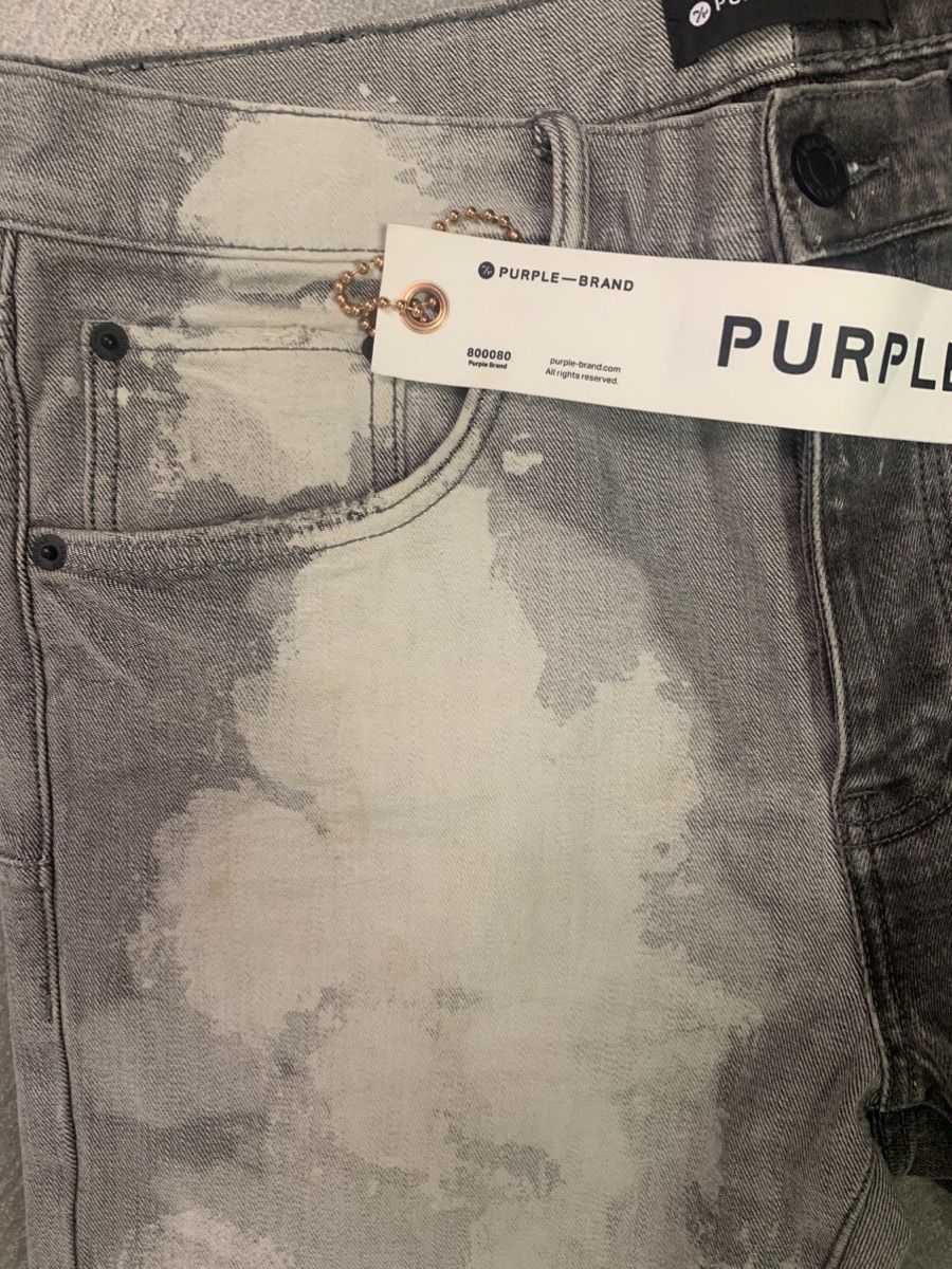 Purple Brand Purple Brand two toned grey black denim jeans Size US 34 / EU 50 - 5 Thumbnail