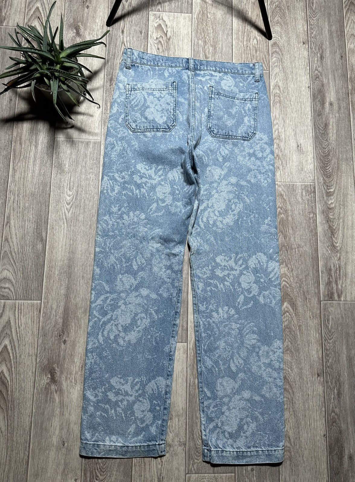 Jaded London Jaded London Flowers Skater Fit Light Blue Jeans y2k Size US 32 / EU 48 - 5 Thumbnail