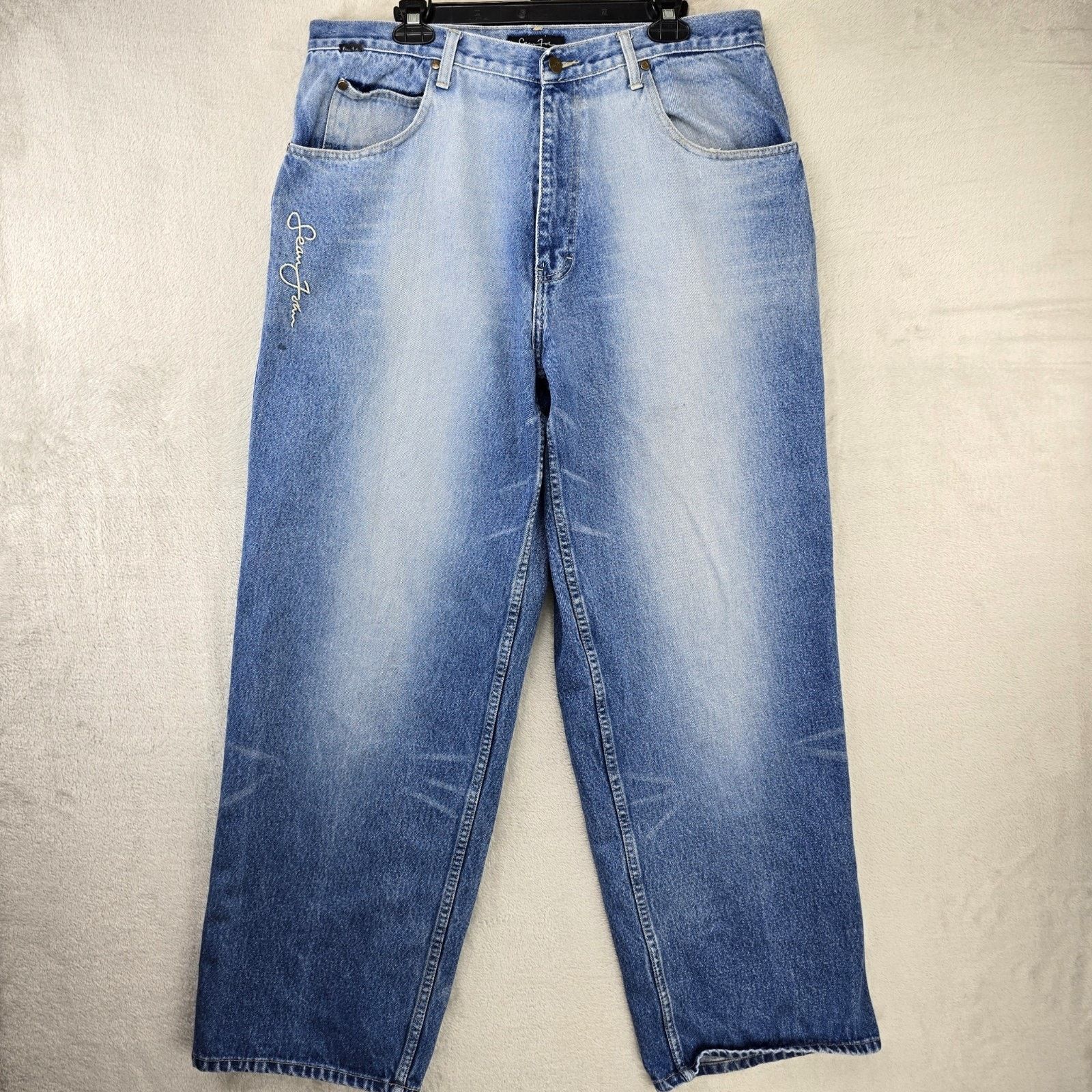 Sean John Vintage Sean John Jeans Mens 36x31 Y2K Baggy Wide Skater Size US 36 / EU 52 - 1 Thumbnail