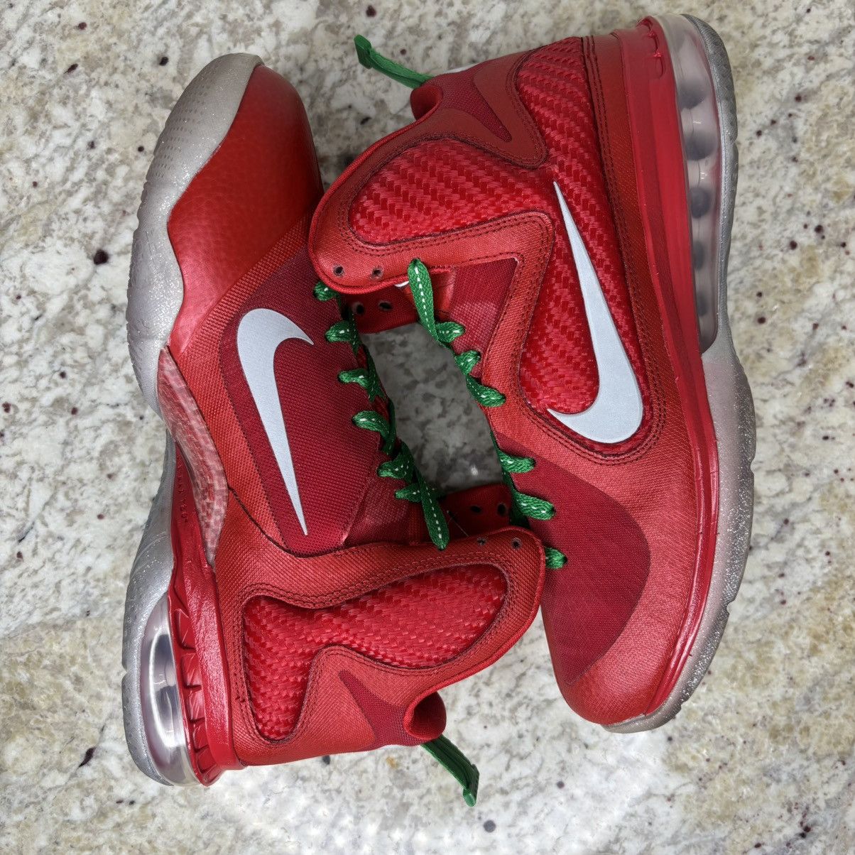 Nike Size 8-Nike LeBron 9 Christmas 2011ICY ❄️VERY CLEAN SHIP ASAP Size US 8 / EU 41 - 14 Thumbnail