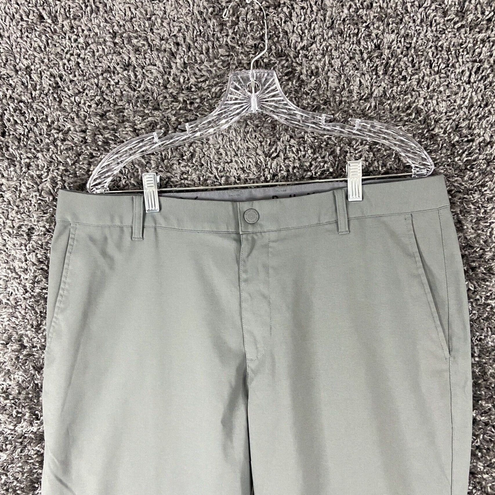 Puma PUMA Chino Pants Men’s 36x32 Gray Regular Fit Trousers Size US 36 / EU 52 - 4 Thumbnail