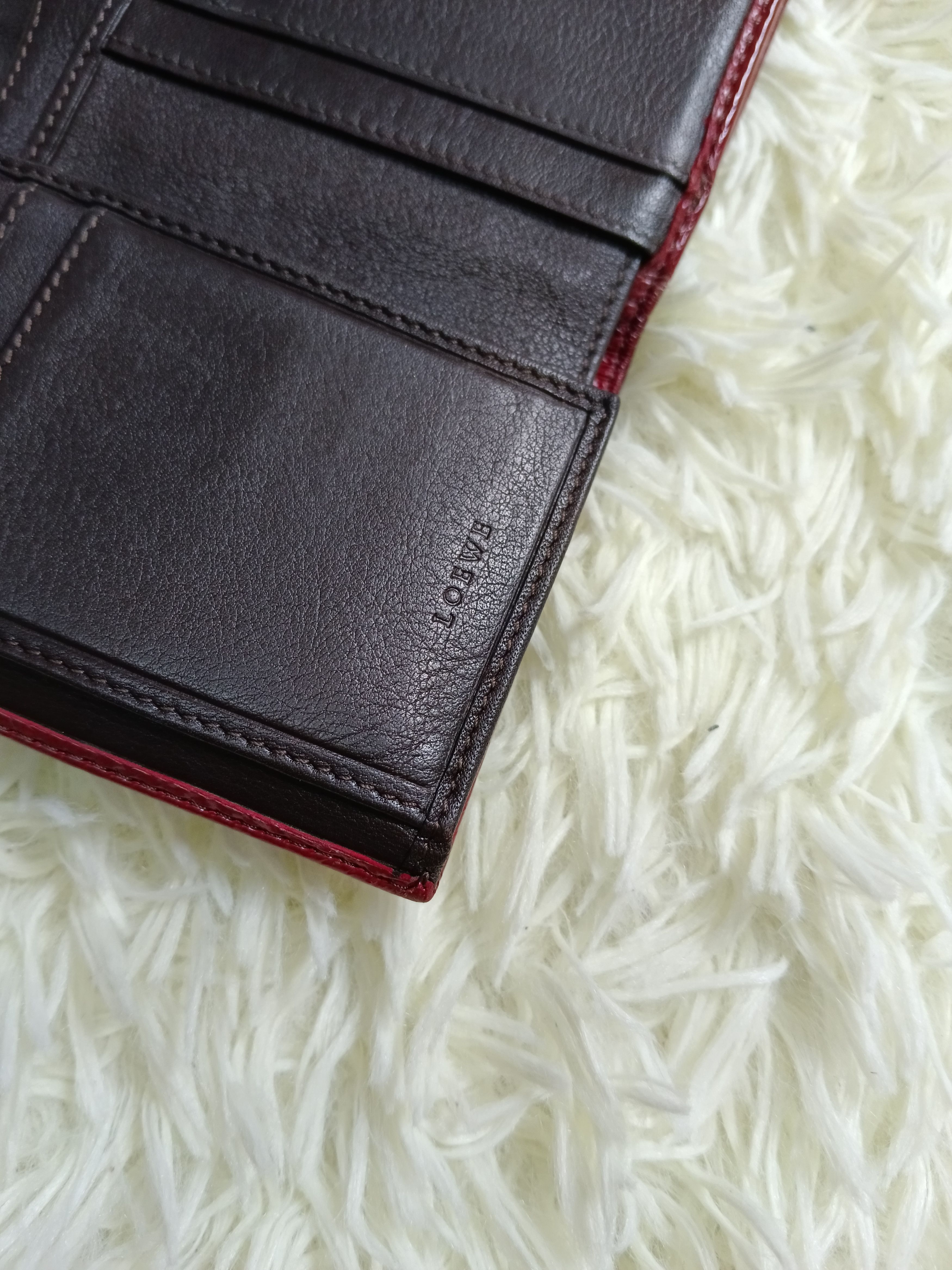 Leather × Loewe LEATHER LOEWE TRIFOLD WALLET Size ONE SIZE - 6 Thumbnail