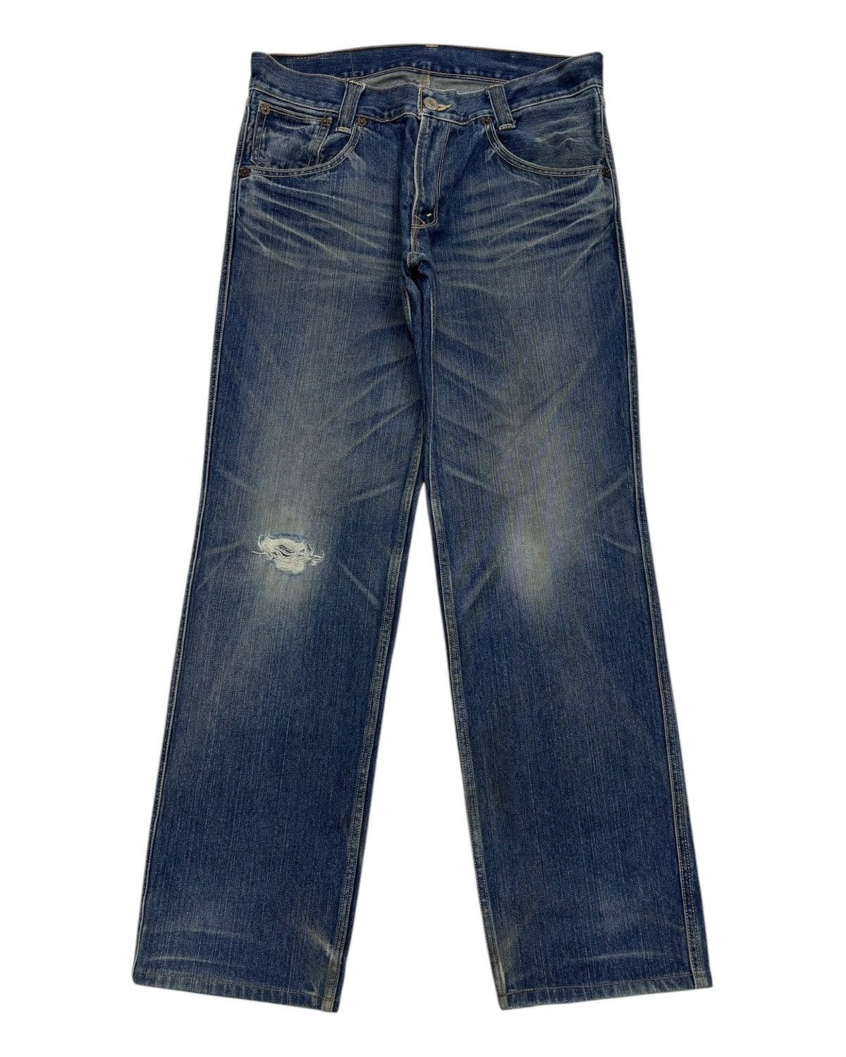 If Six Was Nine × Levi's × Levi's Vintage Clothing 🔥VINTAGE LEVIS 702 BAGGY DISTRESSED DENIM JEANS Size US 34 / EU 50 - 1 Thumbnail