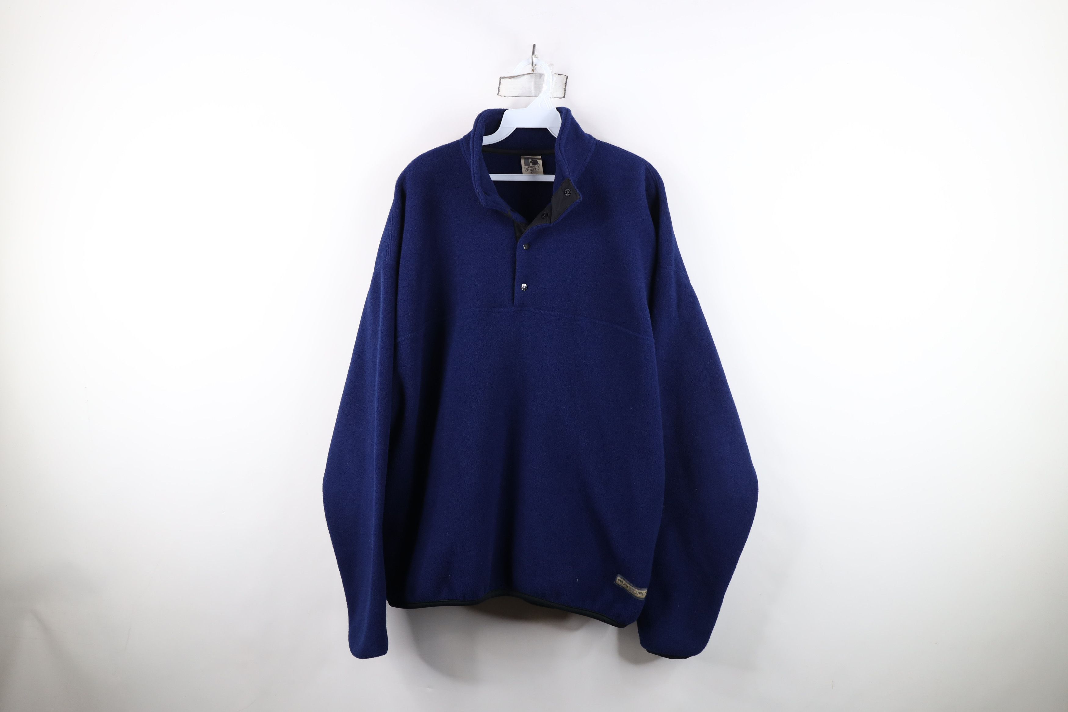 Russell Athletic Vintage 90s Russell Athletic Fleece Pullover Sweater USA Size US XL / EU 56 / 4 - 1 Thumbnail