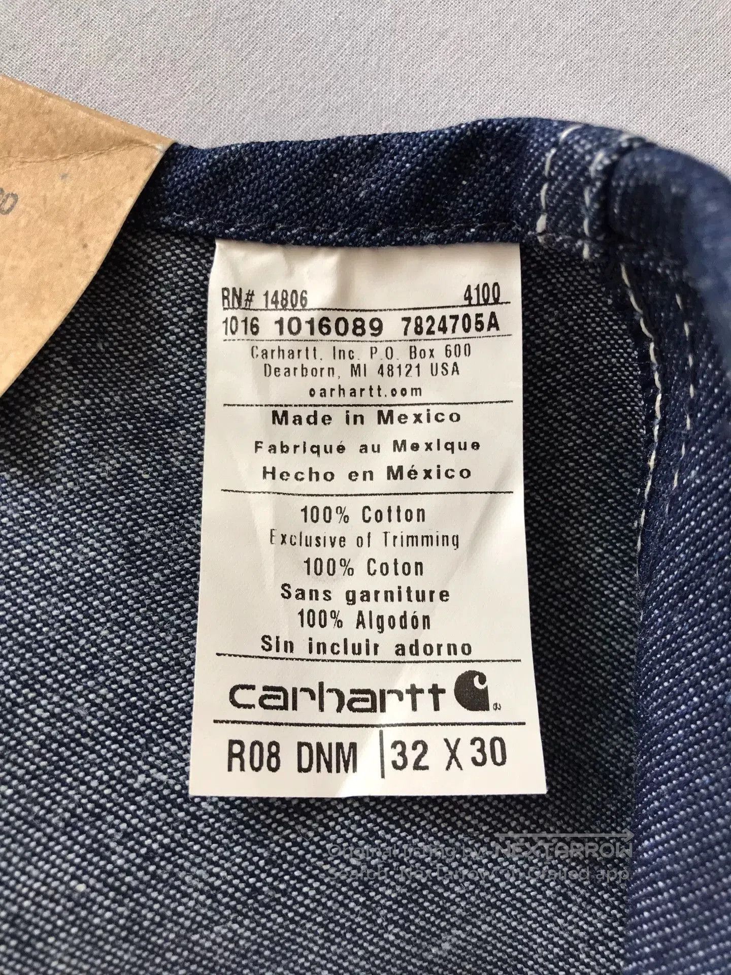 Carhartt Carhartt R08 Denim Overalls W32L30. Size US 32 / EU 48 - 9 Thumbnail