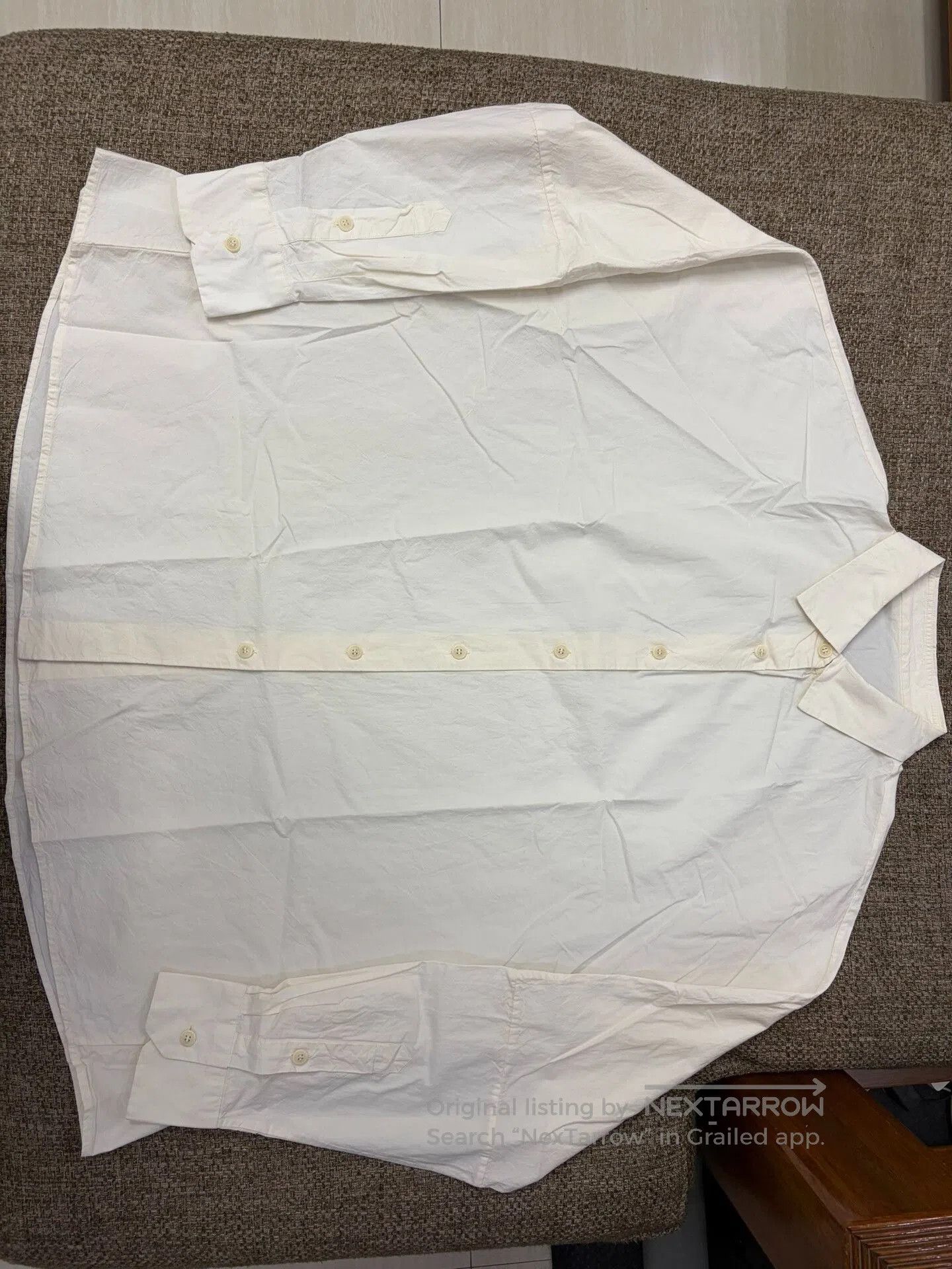 Casey Casey Casey Casey Waga Wrinkled Cotton Shirt. Size US S / EU 44-46 / 1 - 1 Thumbnail