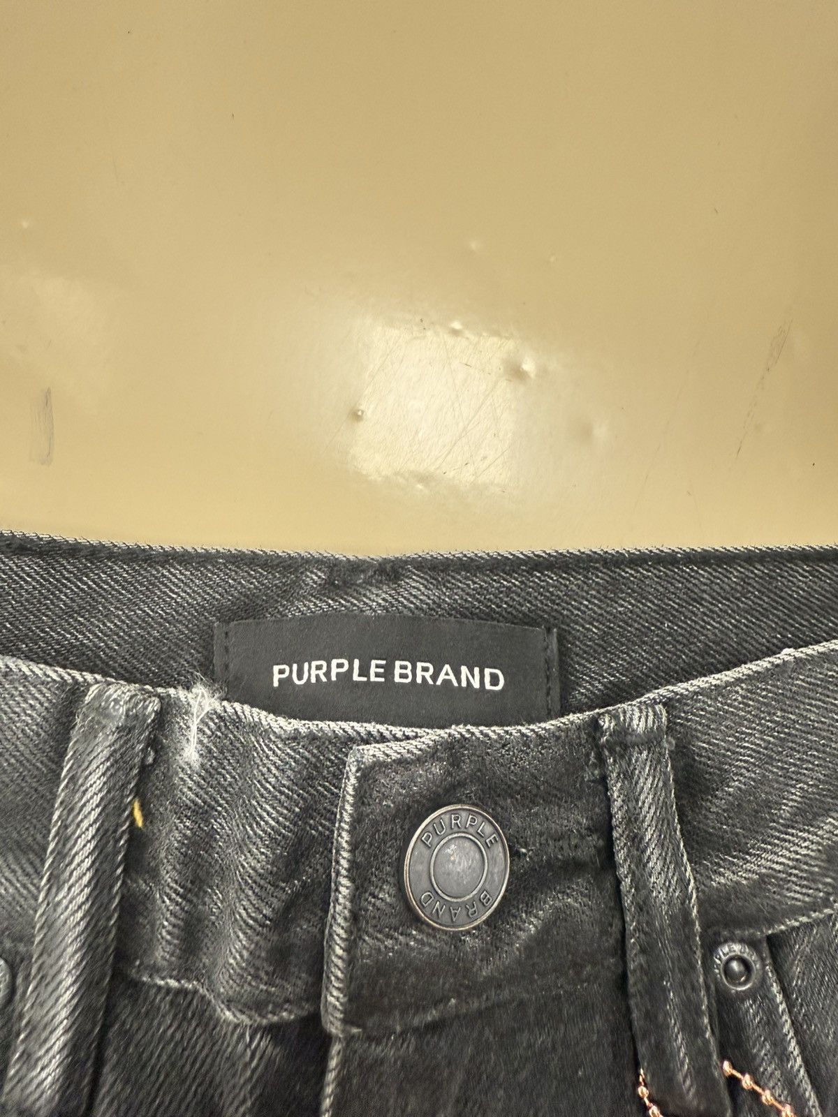 Other Purple Brand Twisted Baggy Jeans Size 26" / US 2 / IT 38 - 3 Thumbnail