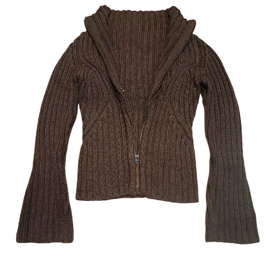 Seditionaries Bondage Mohair Knit Sweater Zip Up Size US M / EU 48-50 / 2 - 2 Thumbnail