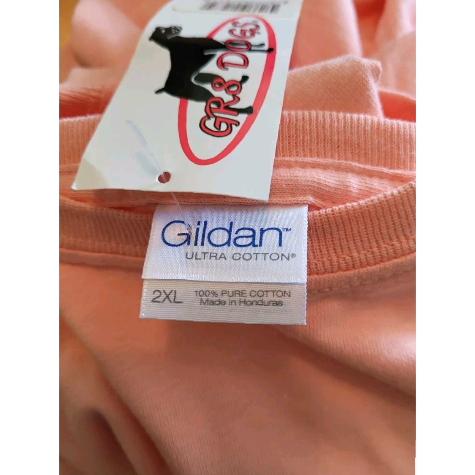 Gildan Boston Terrier Dog Lovers T Shirt Womens 2XL Orange GR8 Dogs NEW NWT Size XXL / US 16-18 / IT 52-54 - 4 Thumbnail