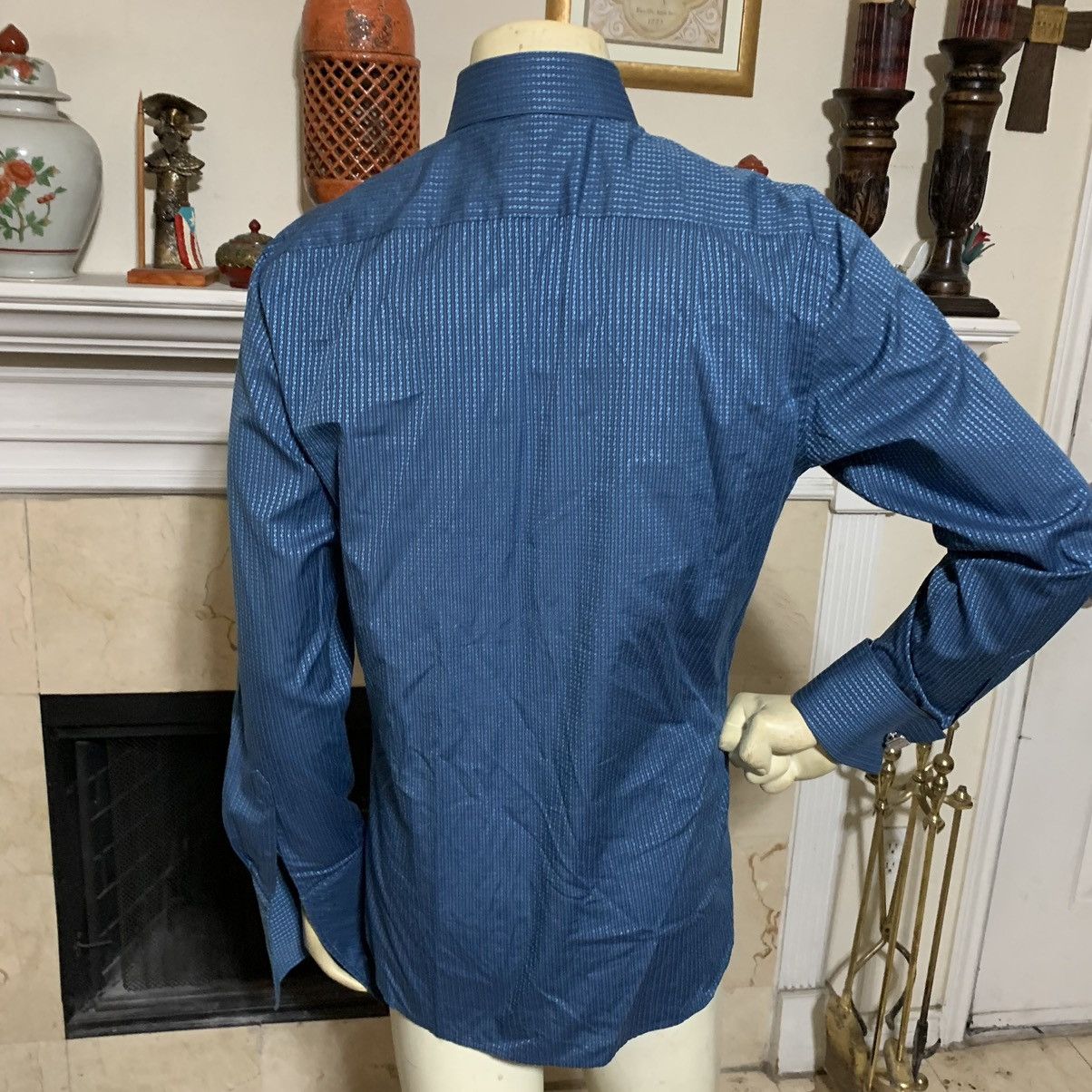 Ted Baker TB Endurance Superfine Cotton FC dress shirt Size US L / EU 52-54 / 3 - 3 Thumbnail