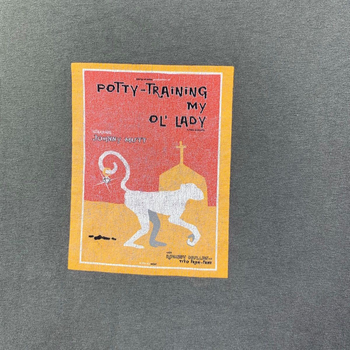 Vintage Vintage ENJOI RODNEY MULLEN Skateboard Thrashed Tee Shirt Size US L / EU 52-54 / 3 - 4 Thumbnail