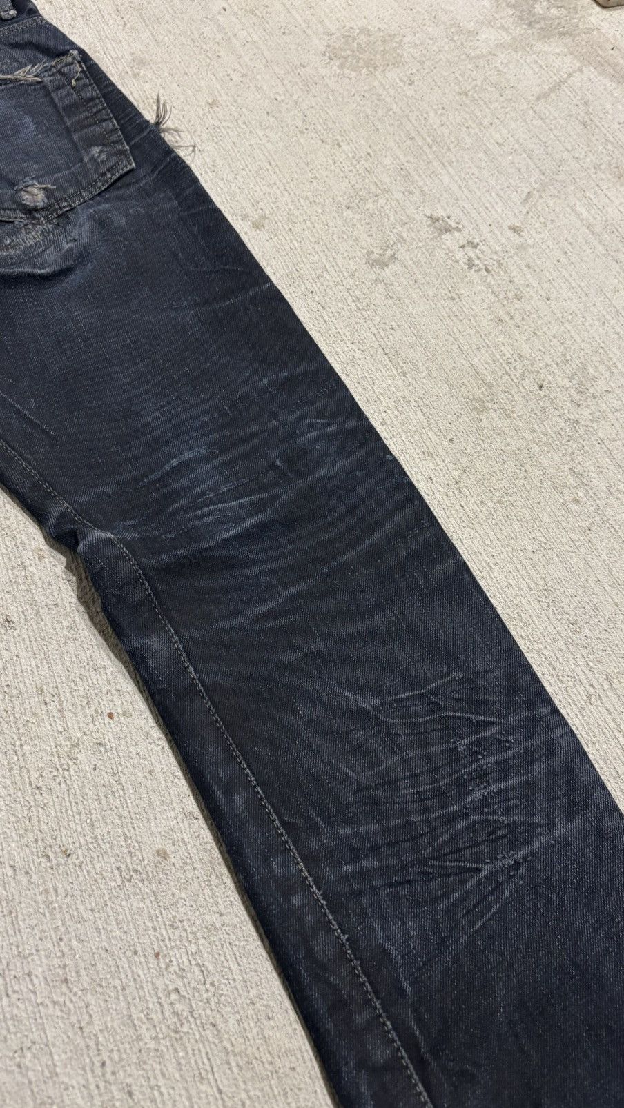 Rick Owens Drkshdw Rick Owens Distressed Detroit Cut Denim Size US 32 / EU 48 - 15 Thumbnail