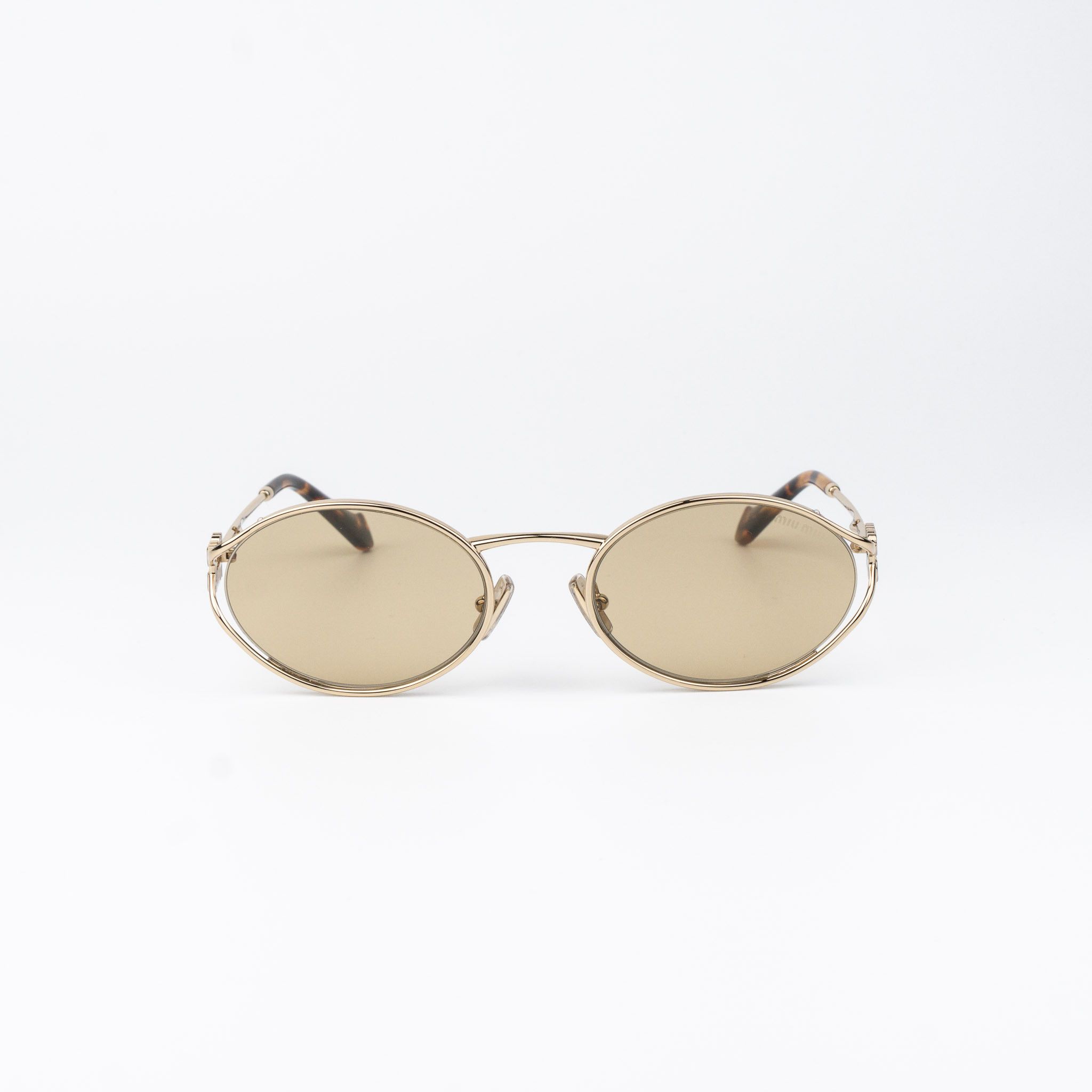 Miu Miu Miu Miu Women Sunglasses LOGO MU52YS ZVN10R NEW AUTHENTIC Size ONE SIZE - 3 Thumbnail
