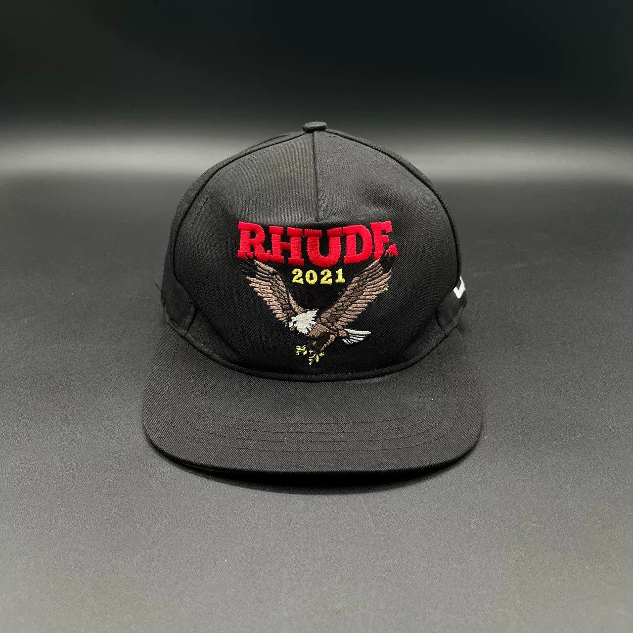 Rhude rhude eagle embroidered baseball cap black Size ONE SIZE - 1 Thumbnail