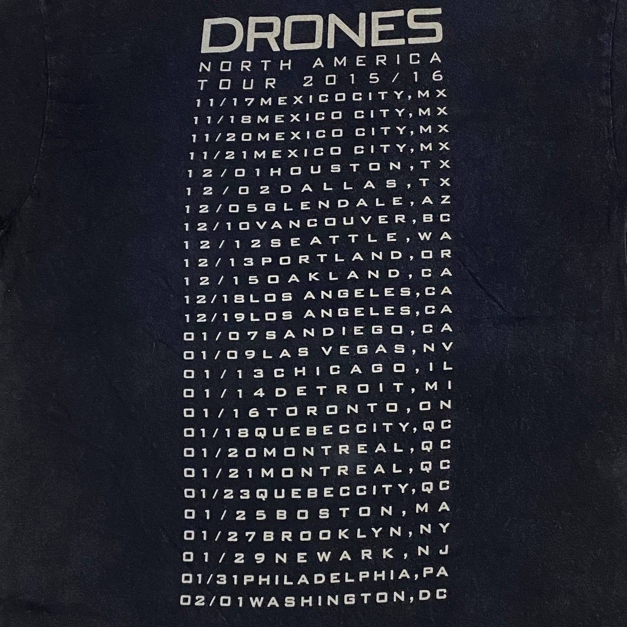 Band Tees Rock band muse drones north america 2015 tour Size US L / EU 52-54 / 3 - 4 Thumbnail