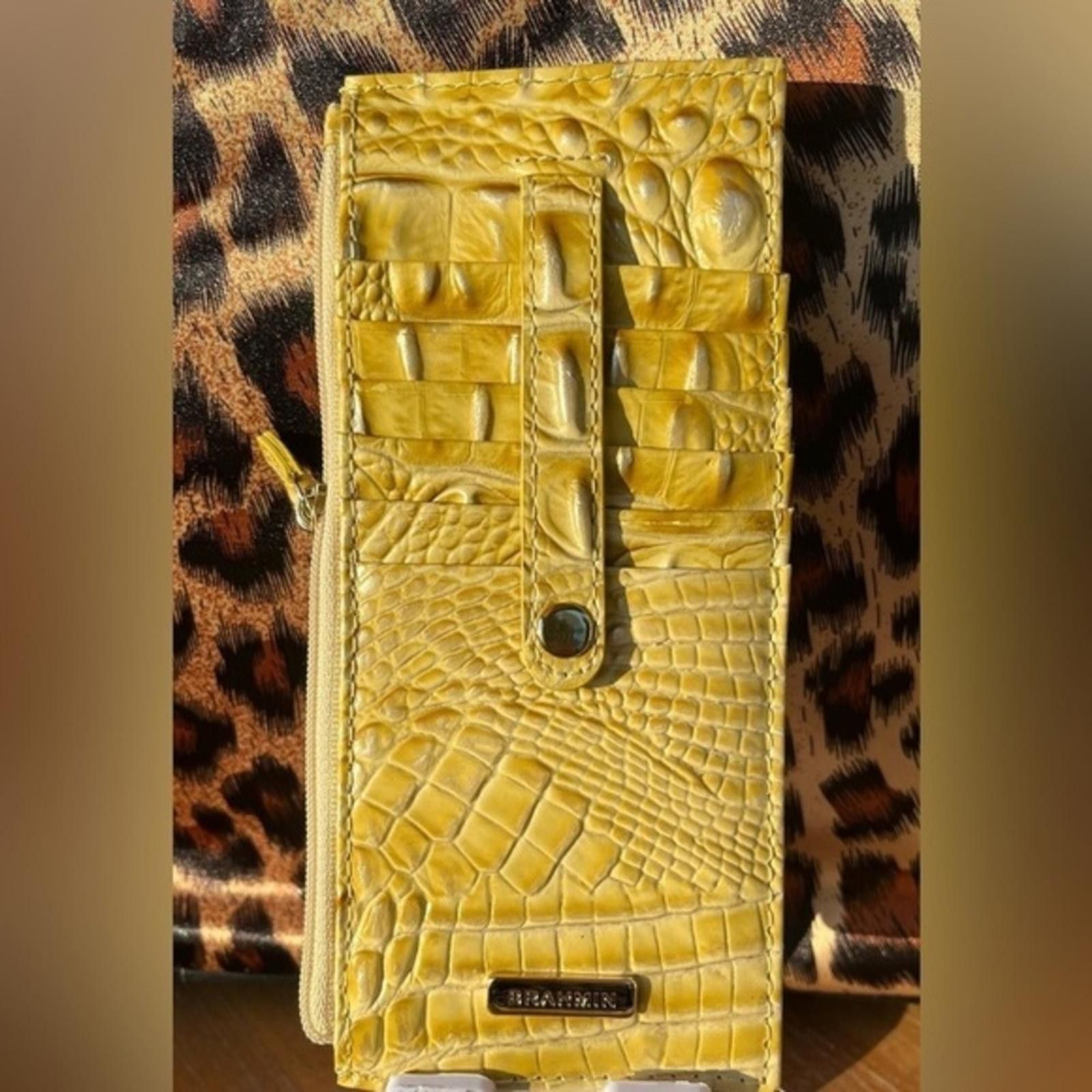 Brahmin Butter Melbourne Card Holder