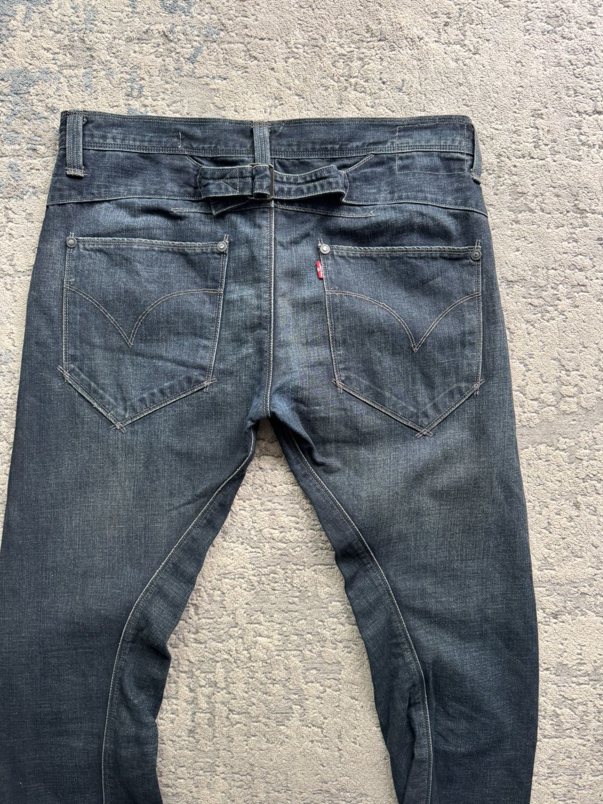 Levi's Vintage Clothing Levis Engineered Buckle Back Denim Jeans Size 34 Size US 34 / EU 50 - 5 Thumbnail