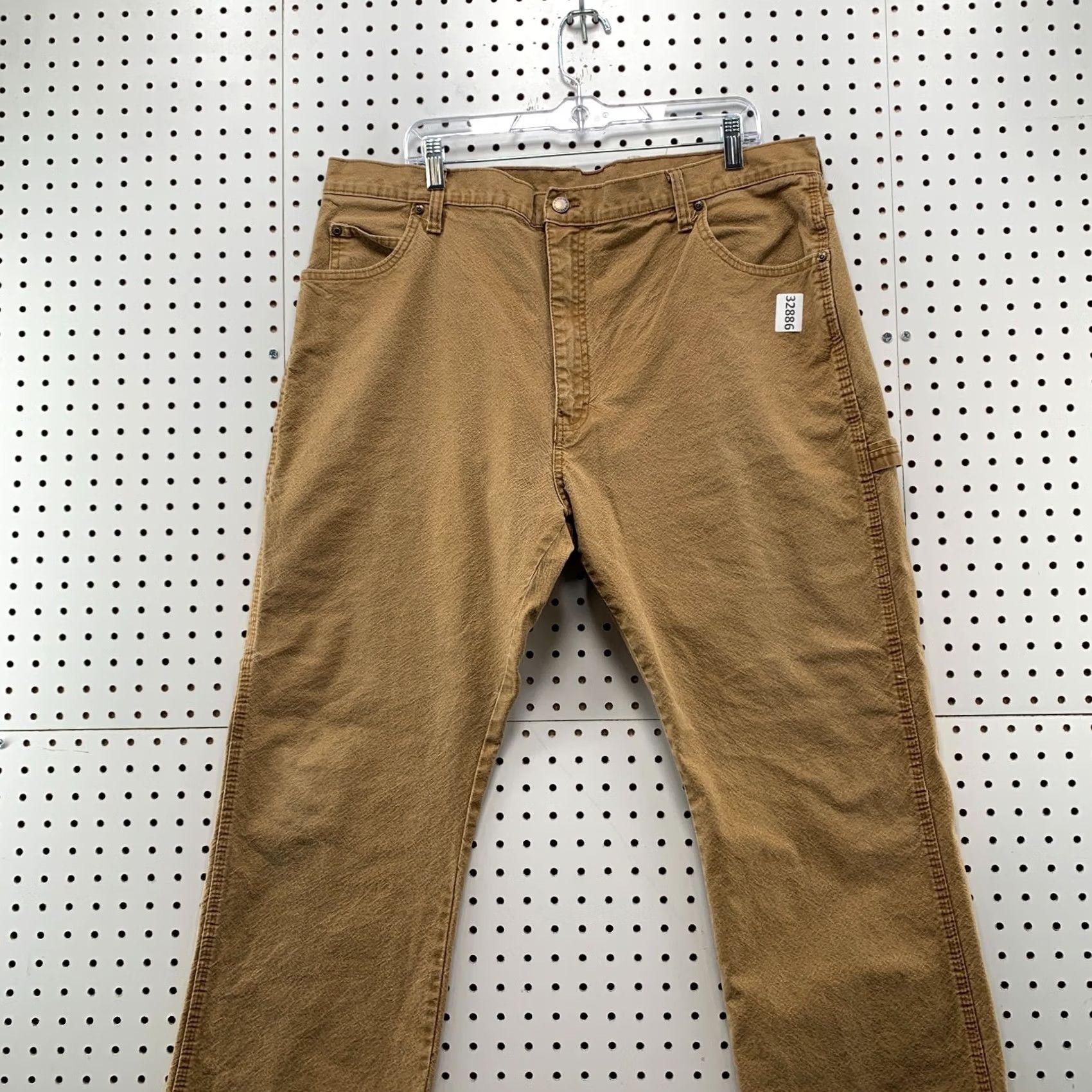 Dickies VINTAGE DIckies Canvas Carpenter Pants Mens FITS 39x28 Brown Workwear Straight Size US 39 - 2 Thumbnail