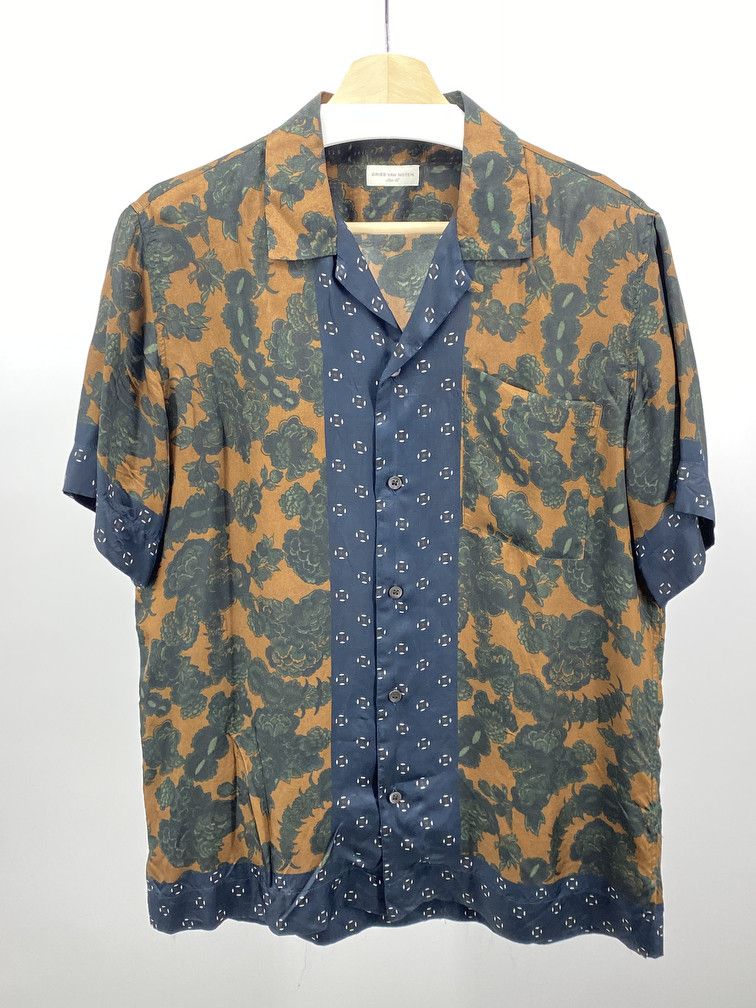 Dries Van Noten SS18 Split Print Shirt Size US S / EU 44-46 / 1 - 1 Thumbnail